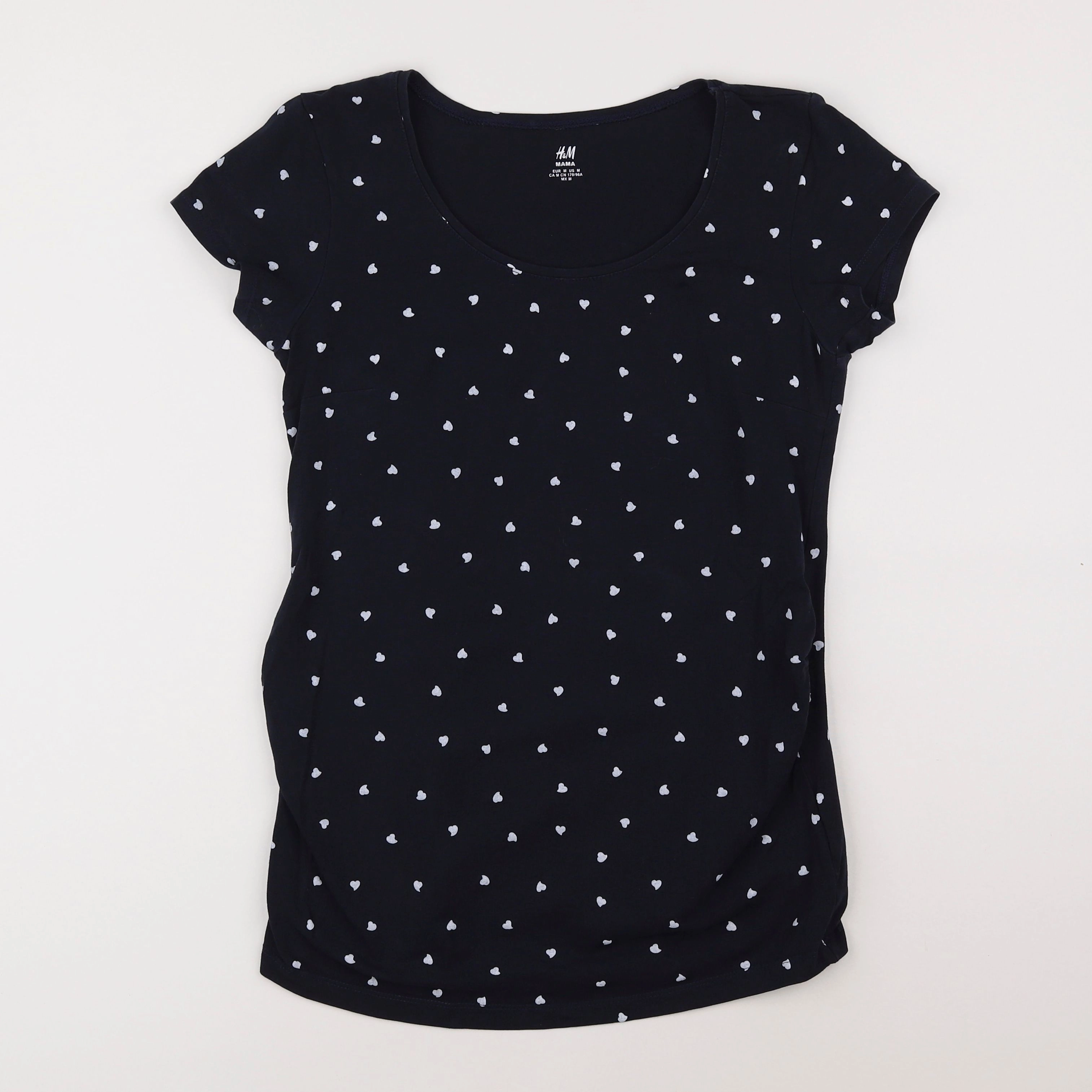 H&M - tee-shirt grossesse bleu - 38