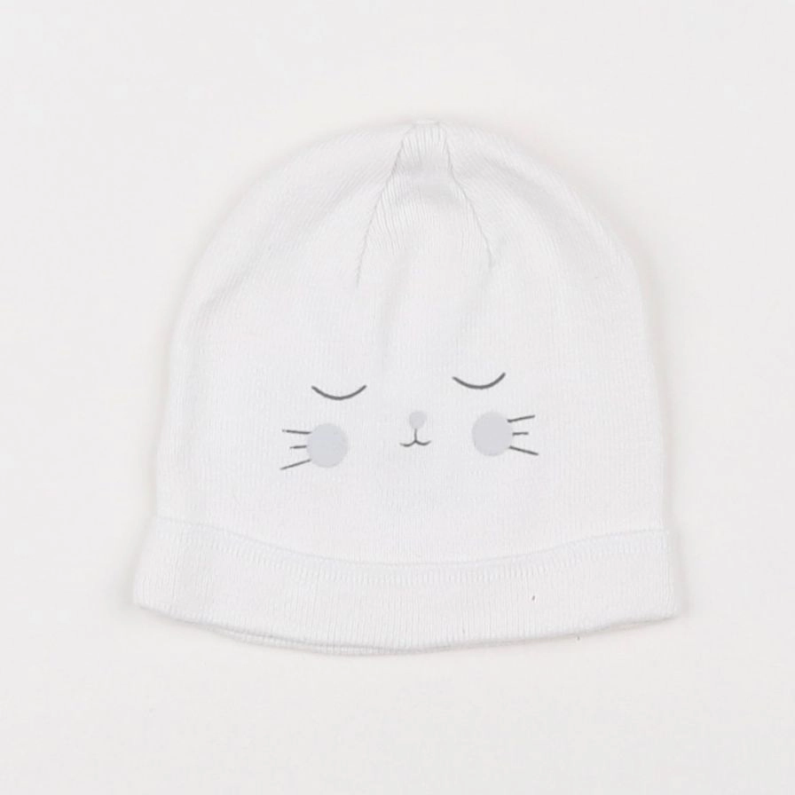 Vertbaudet - bonnet de naissance blanc - 0/1 mois