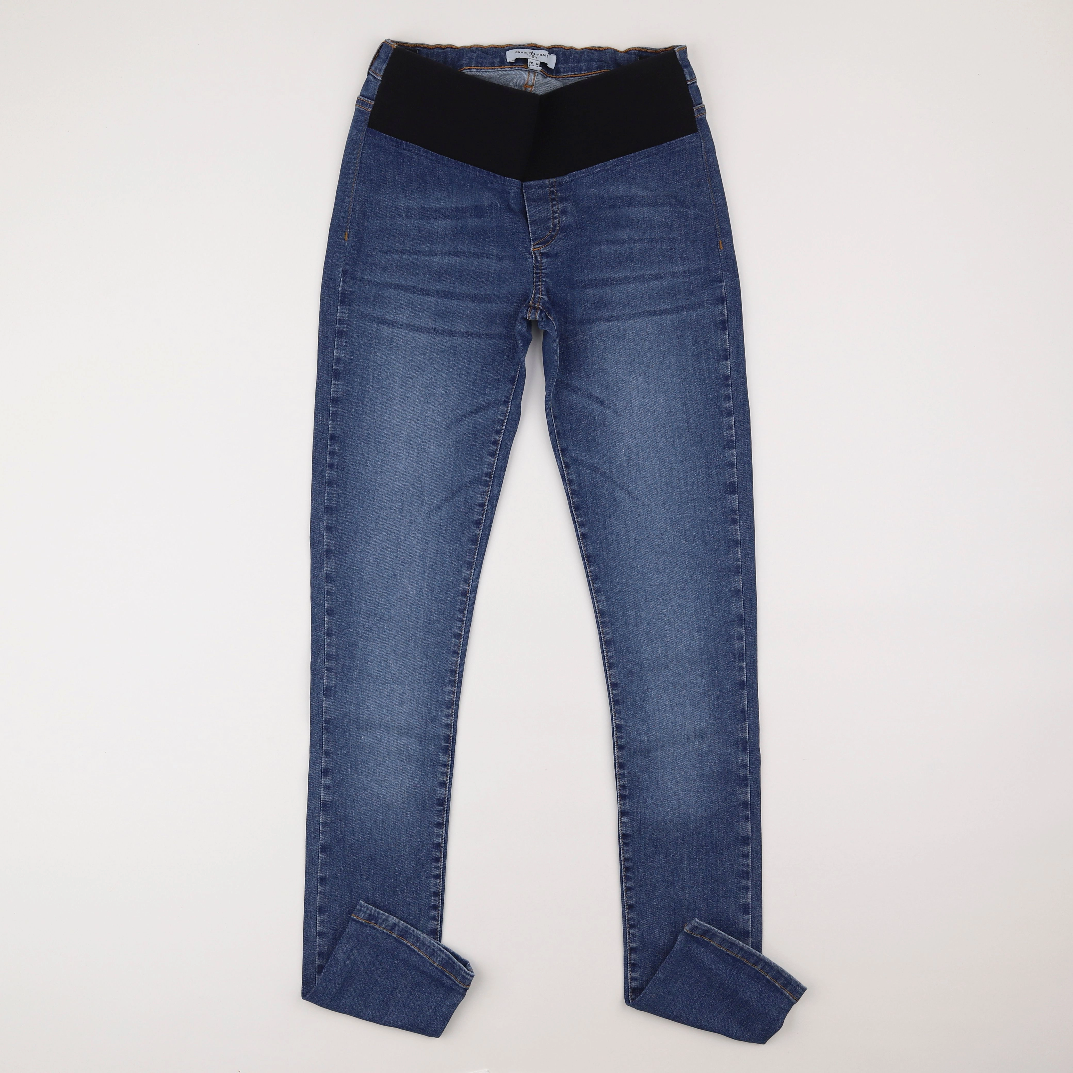 Envie de fraise - jean grossesse bleu - 34