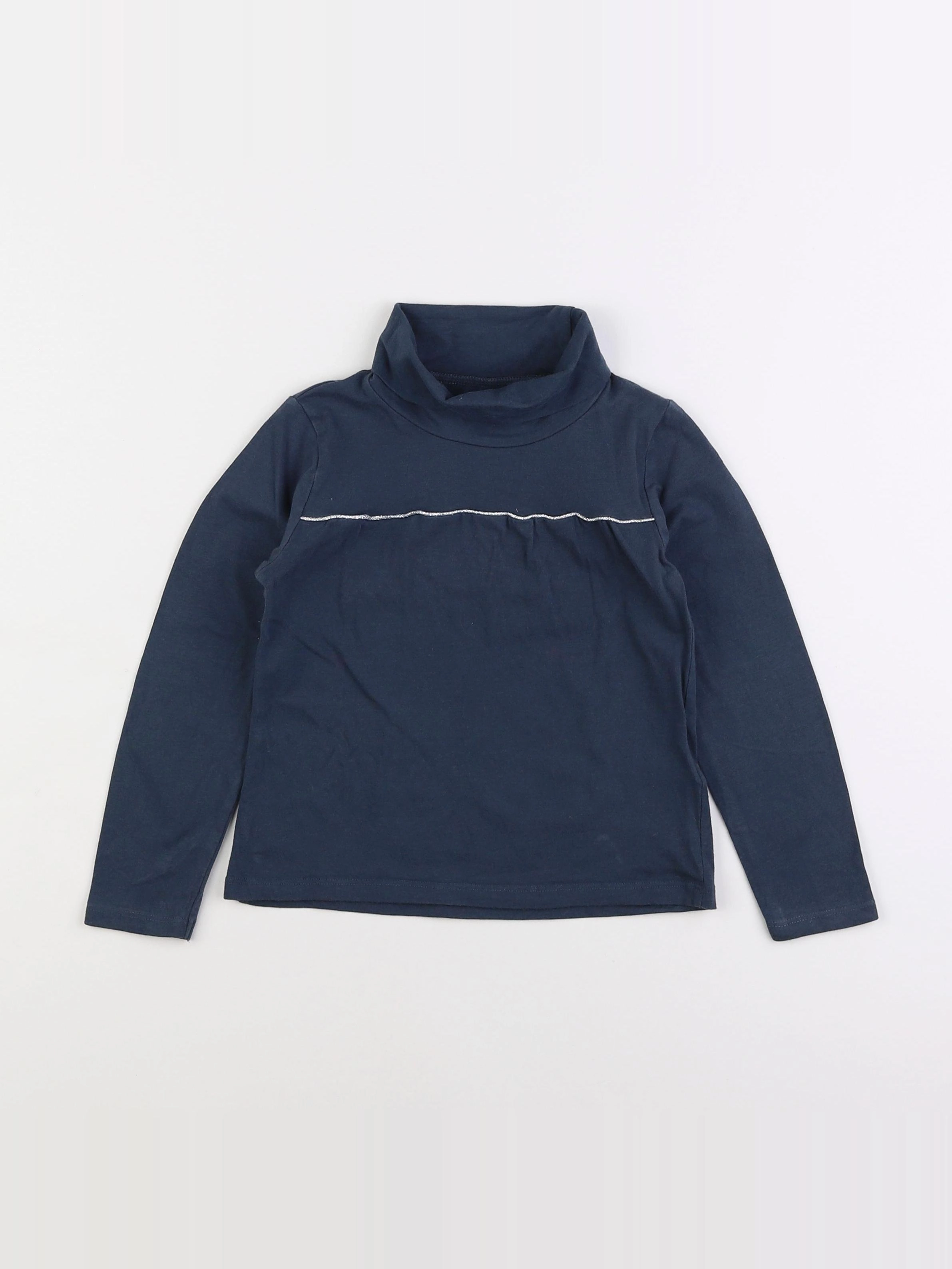 Vertbaudet - sous-pull bleu - 6 ans