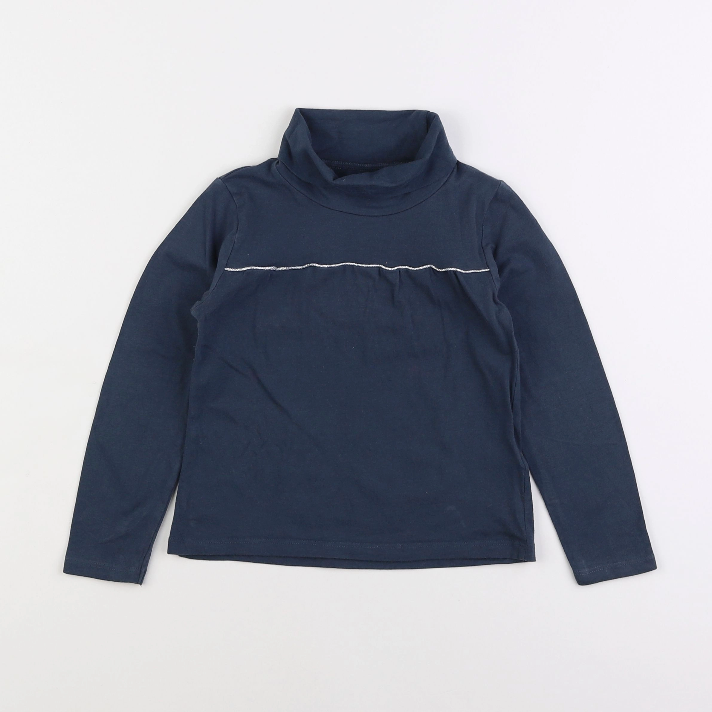 Vertbaudet - sous-pull bleu - 6 ans