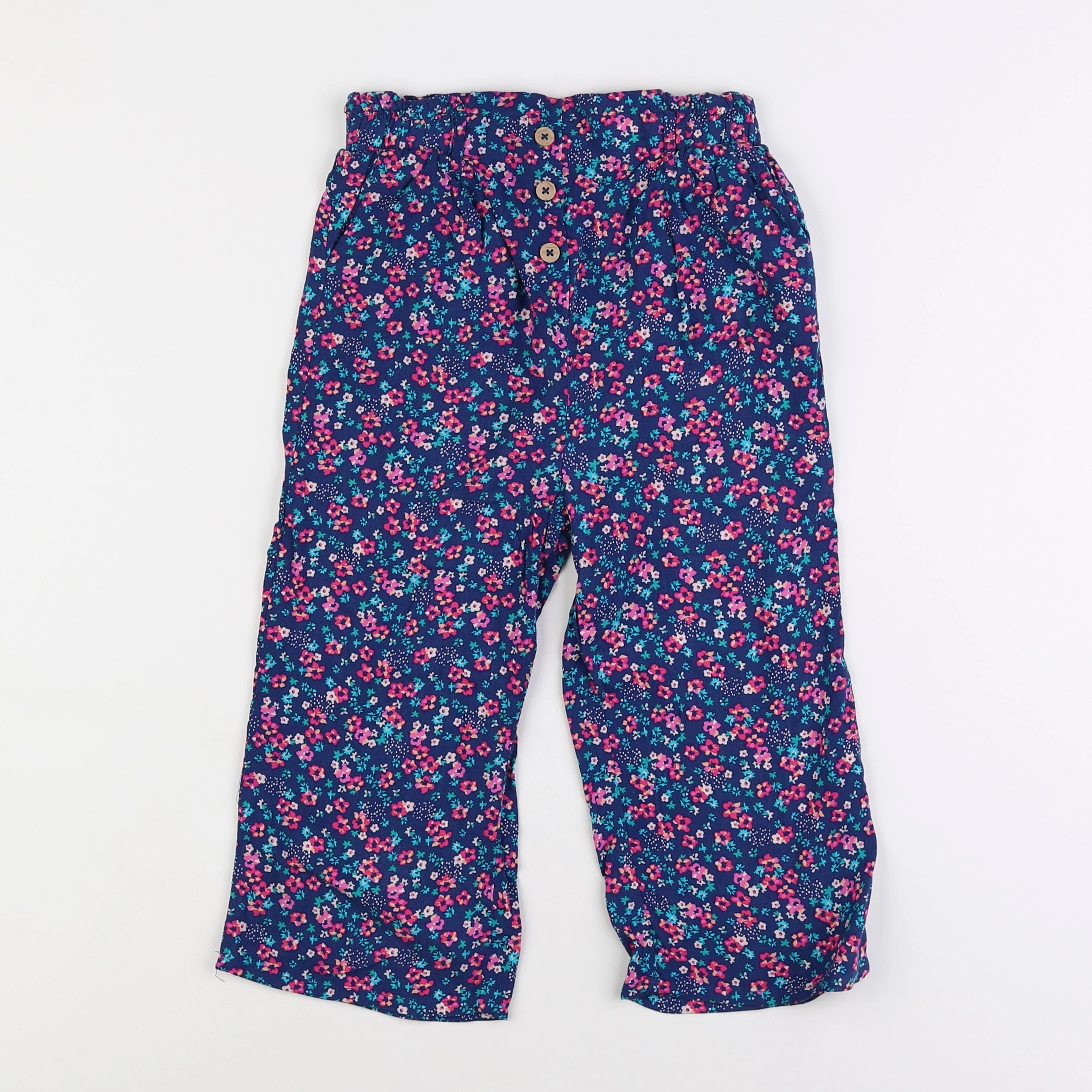 Vertbaudet - pantalon multicolore - 9 ans