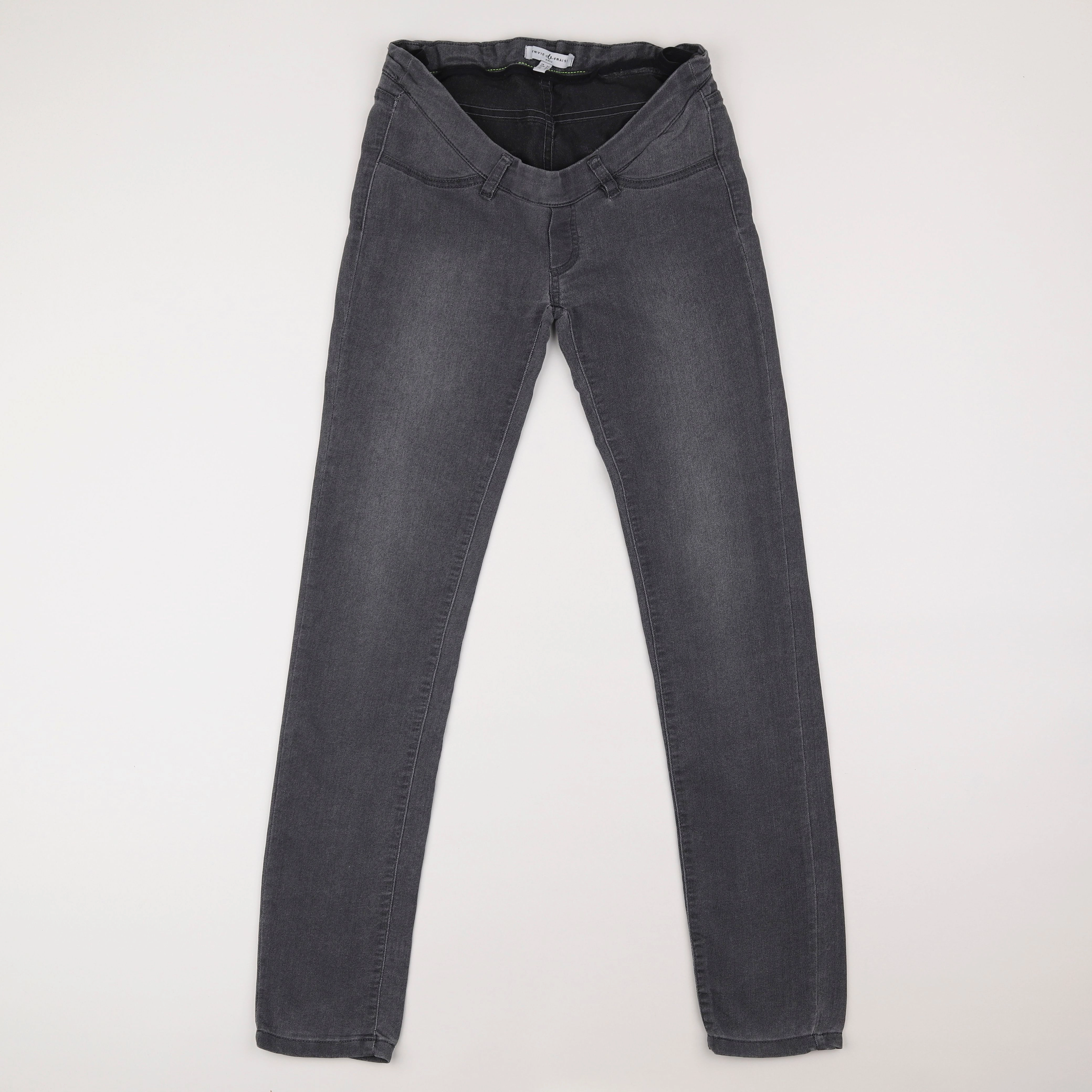 Envie de fraise - jean grossesse gris - 34