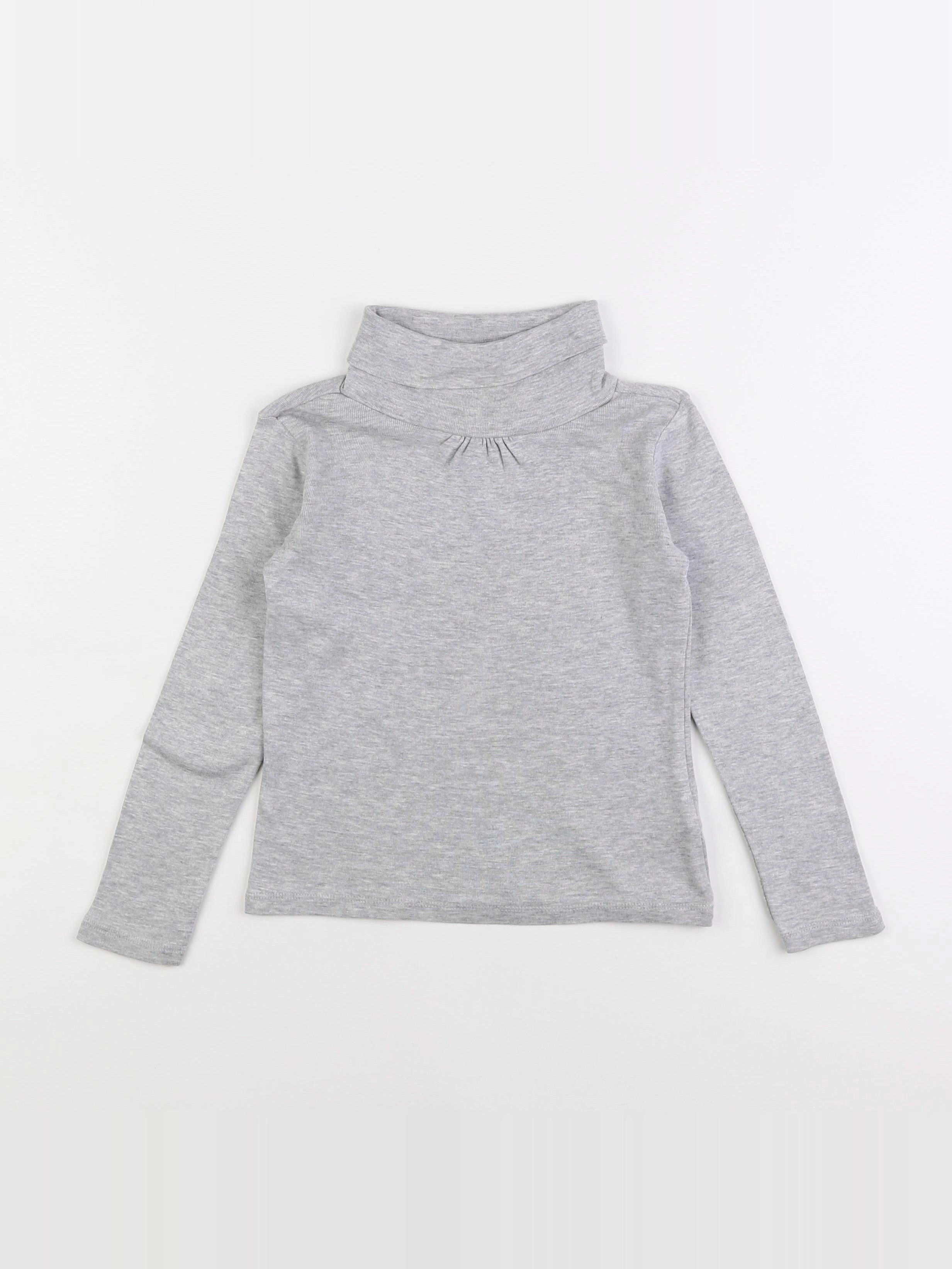 Vertbaudet - sous-pull gris - 6 ans
