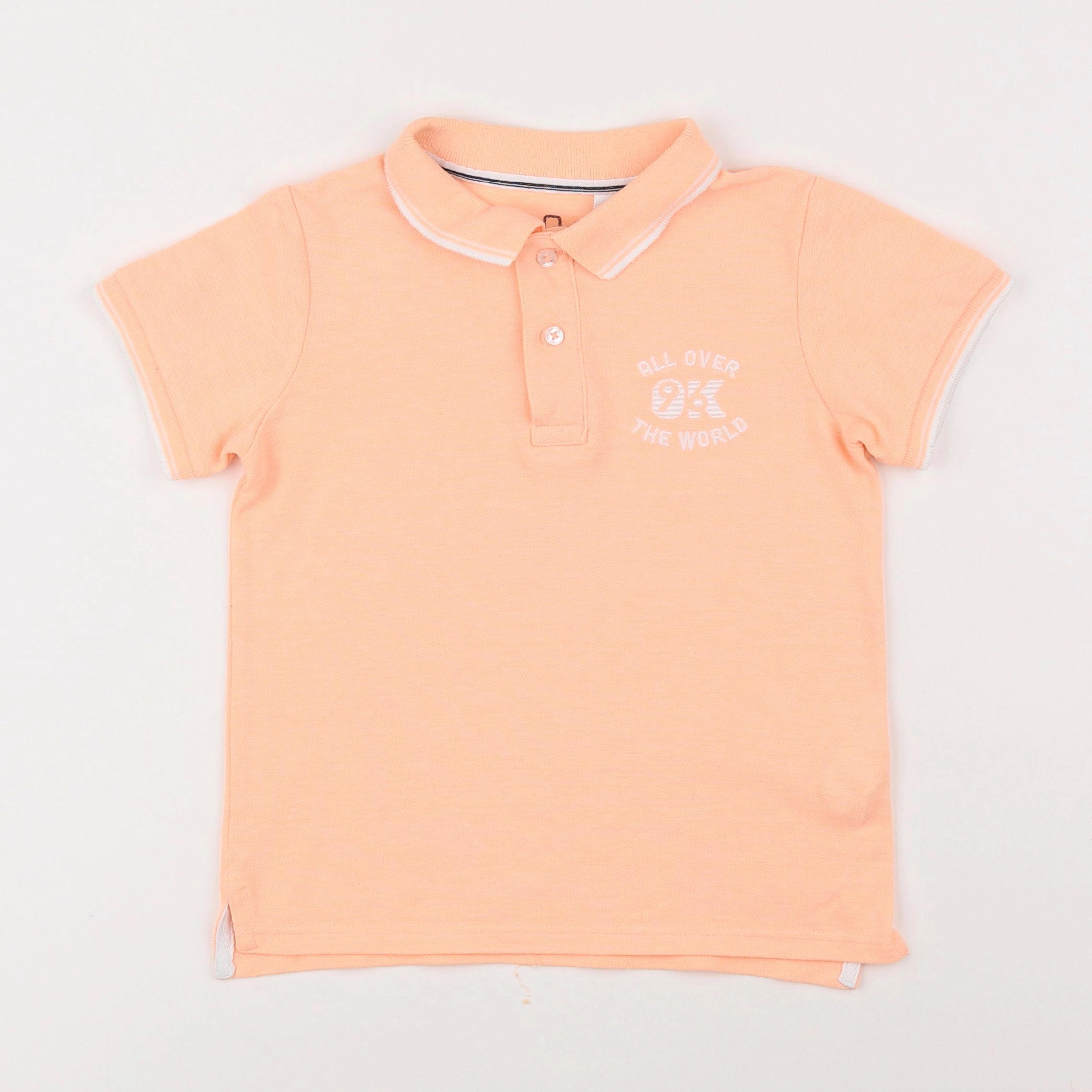 Okaidi - polo orange - 6 ans