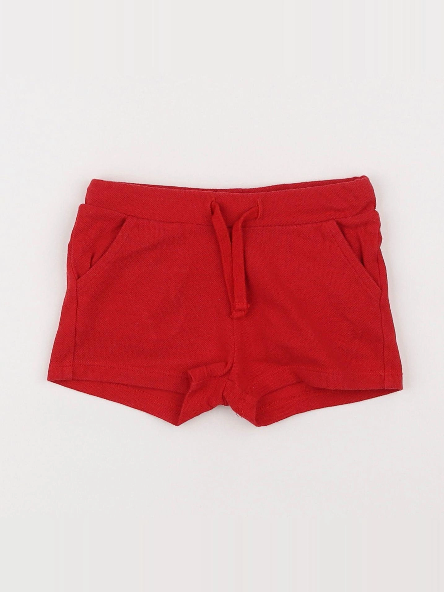 Boutchou - short rouge - 6 mois