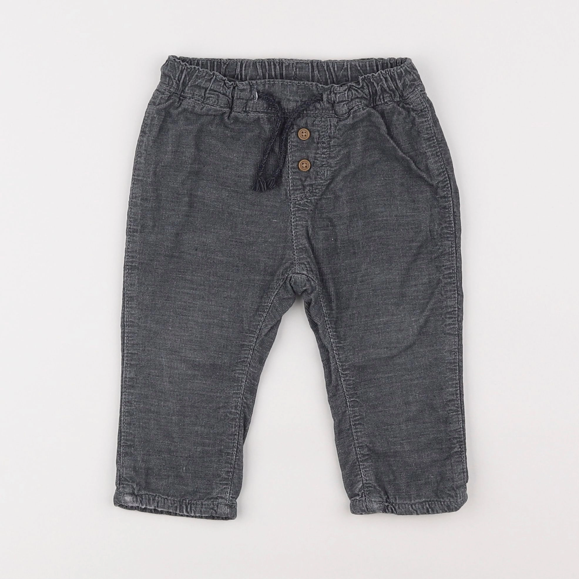 H&M - pantalon gris - 6/9 mois