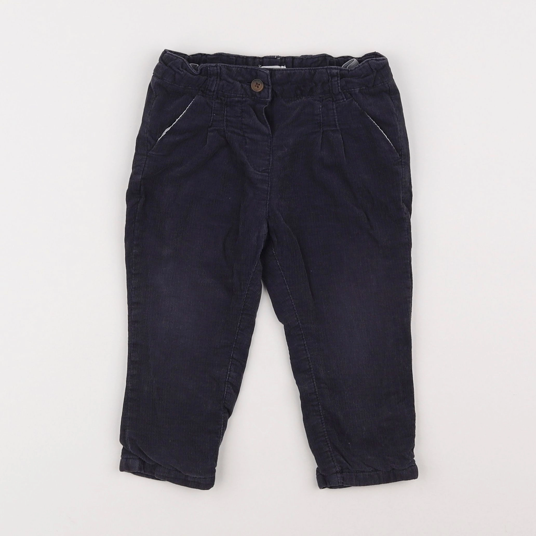 Boutchou - pantalon bleu - 12 mois