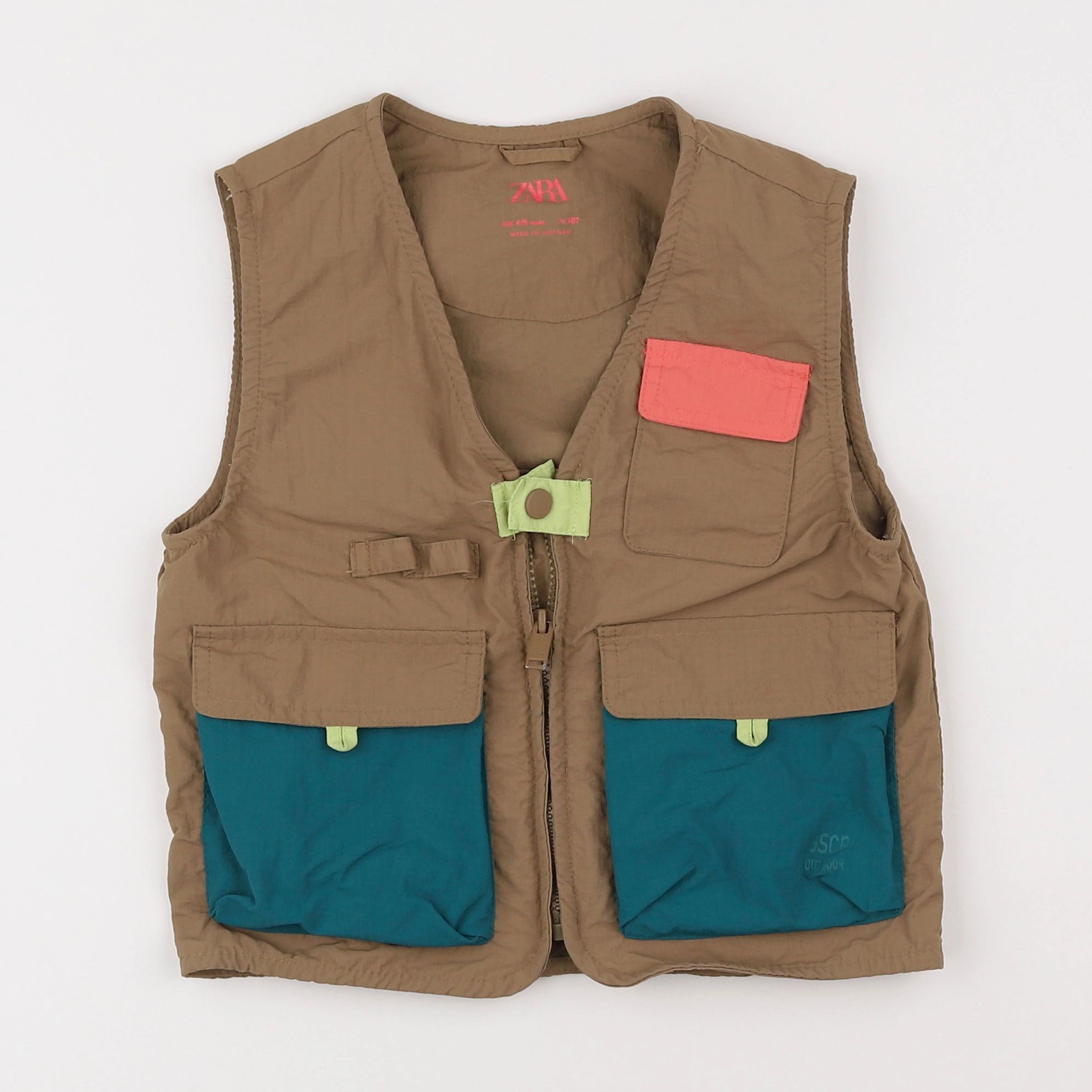 Zara - gilet marron - 4/5 ans