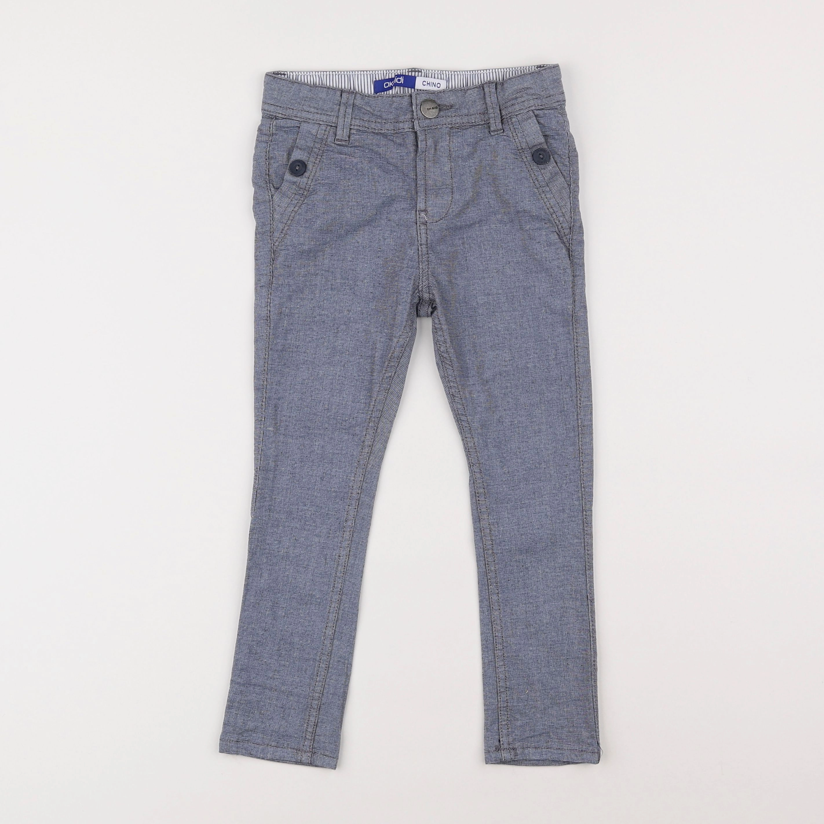 Okaidi - pantalon bleu - 4 ans