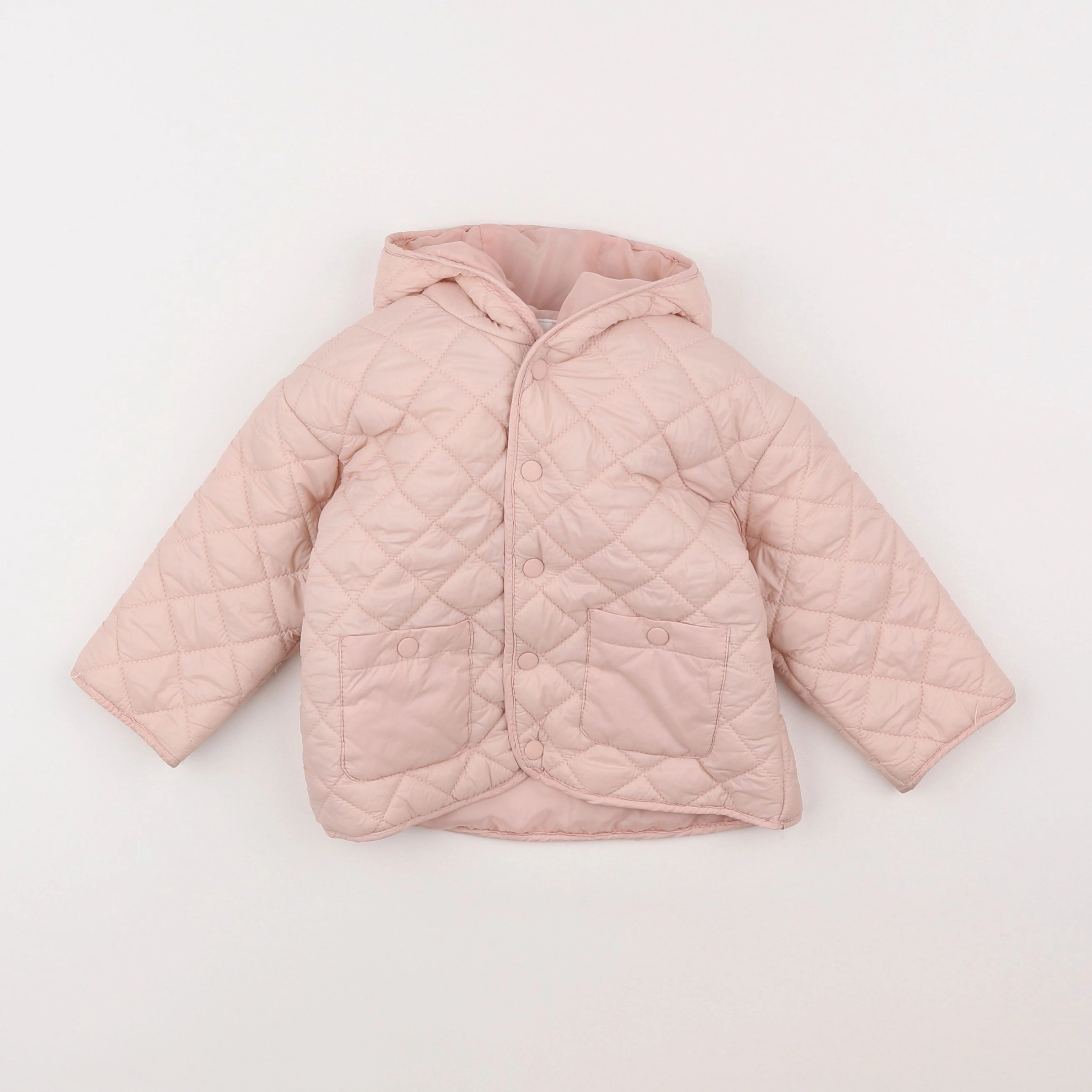 Vertbaudet - doudoune rose - 18 mois