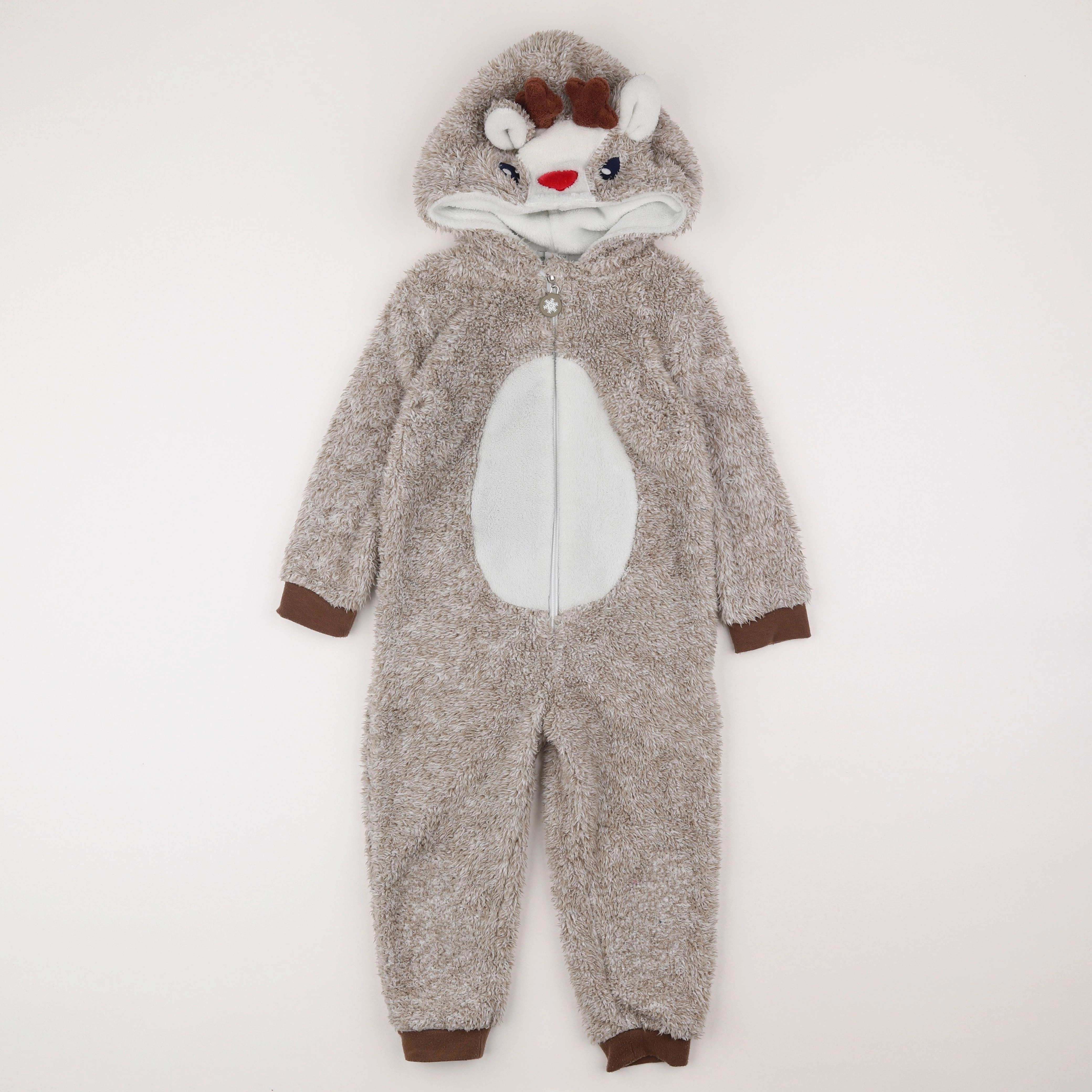 Vertbaudet - sur-pyjama marron - 4 ans