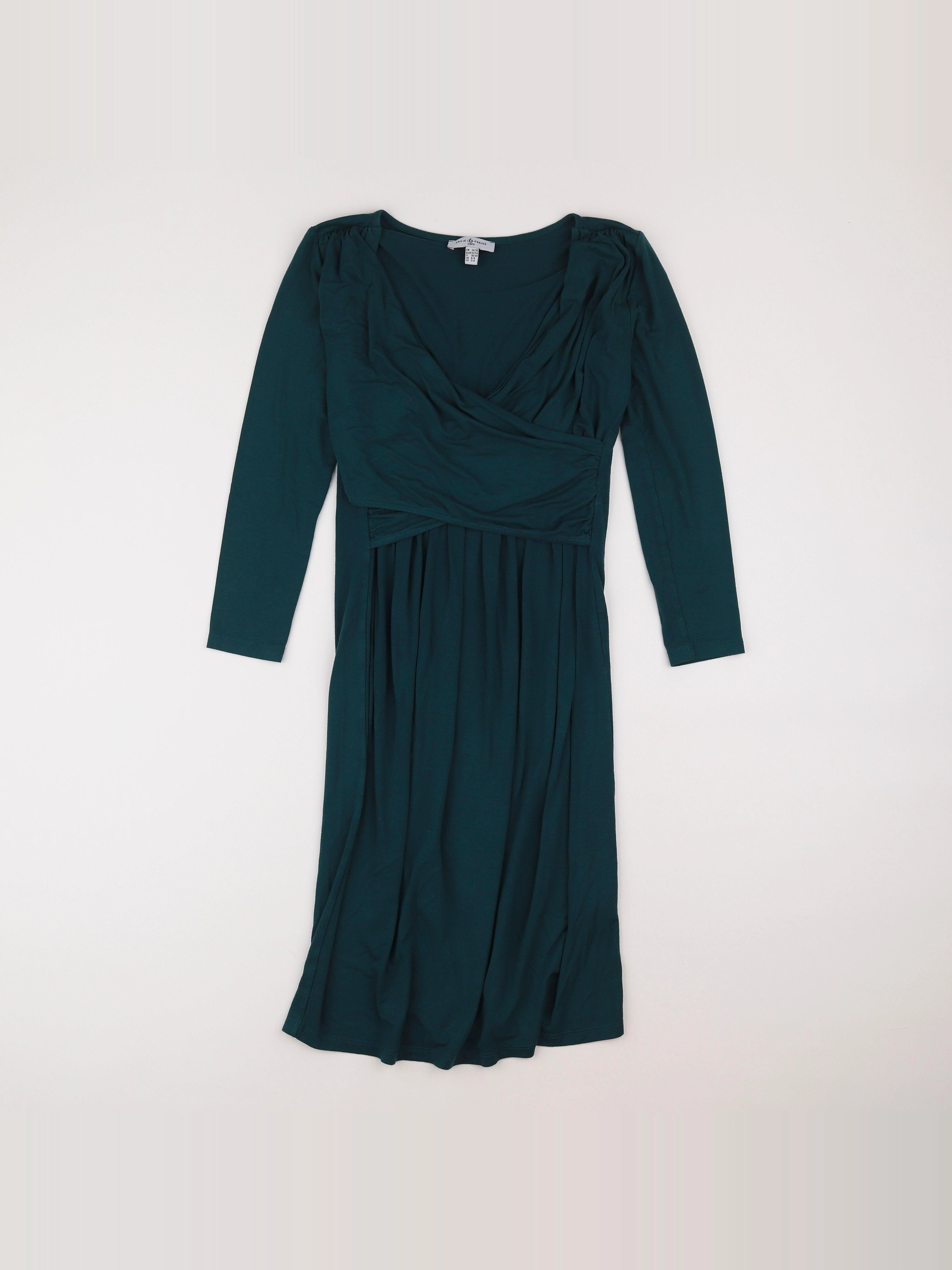 Envie de fraise - robe grossesse vert - 34 à 36