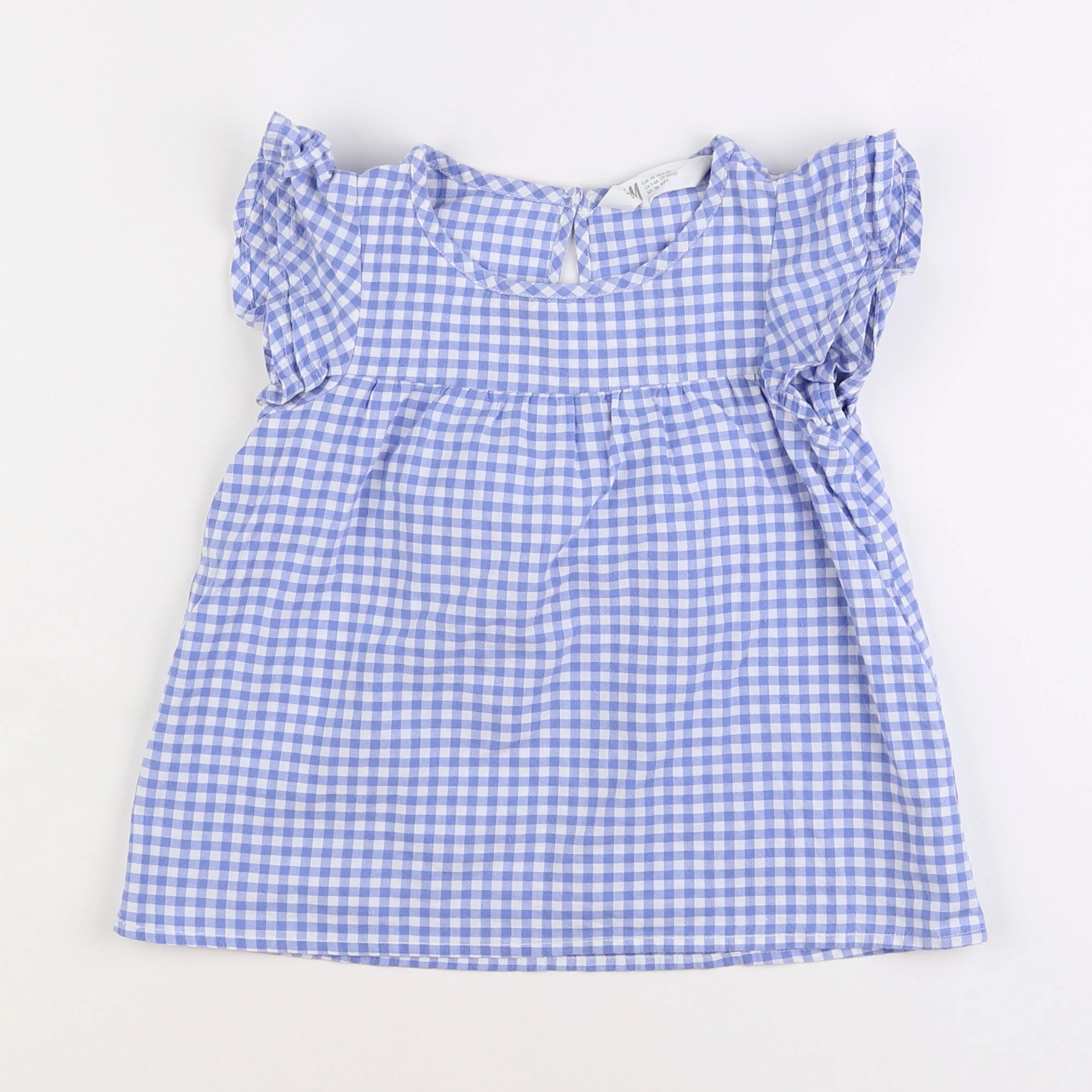 H&M - blouse bleu - 5/6 ans