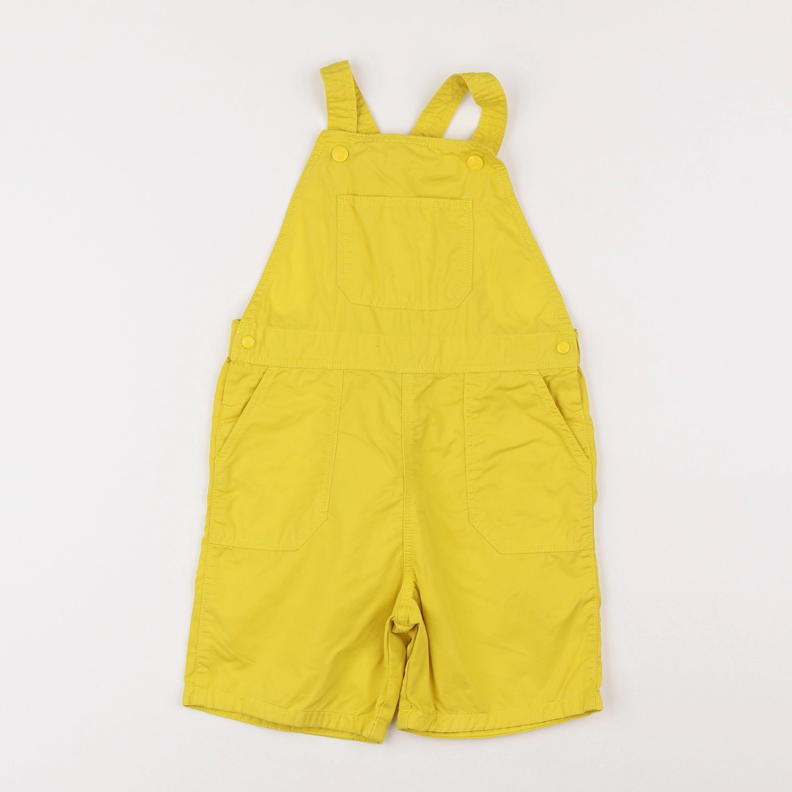 Petit Bateau - salopette jaune - 3 ans