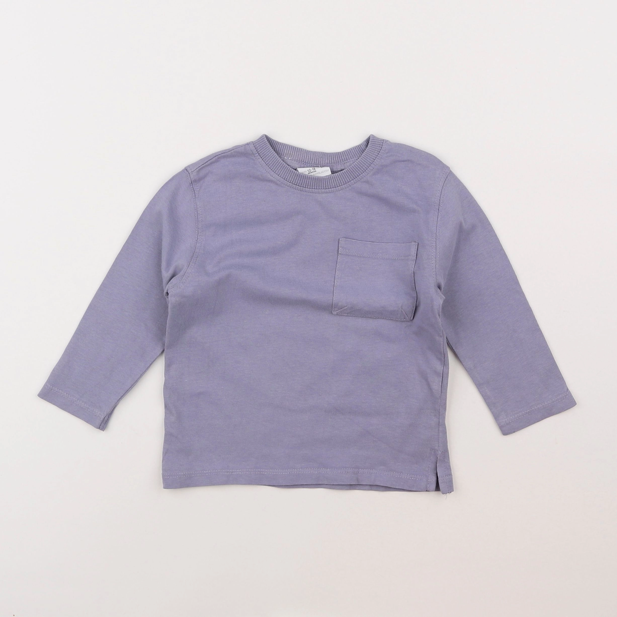 Zara - tee-shirt bleu - 12/18 mois