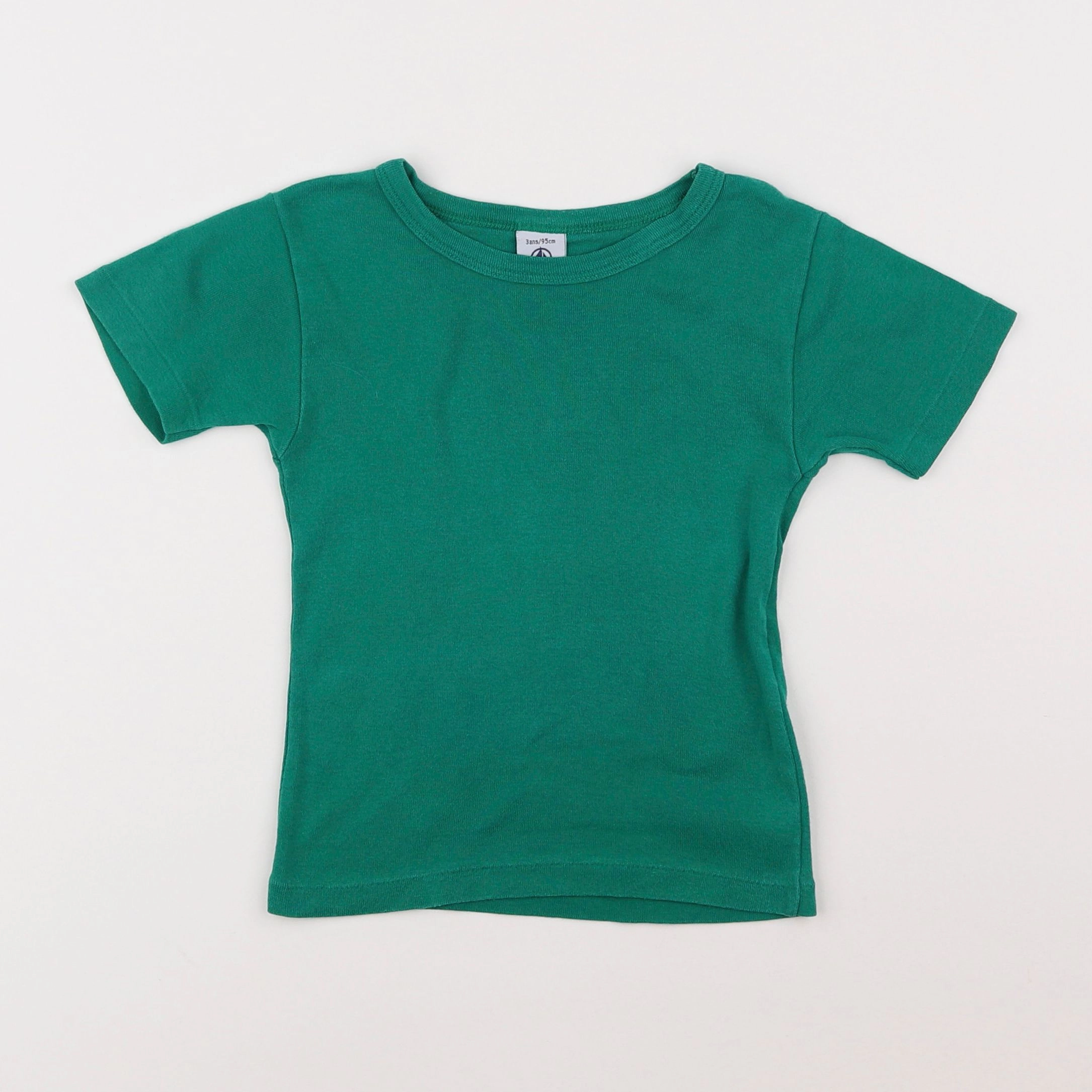 Petit Bateau - maillot de corps vert - 3 ans