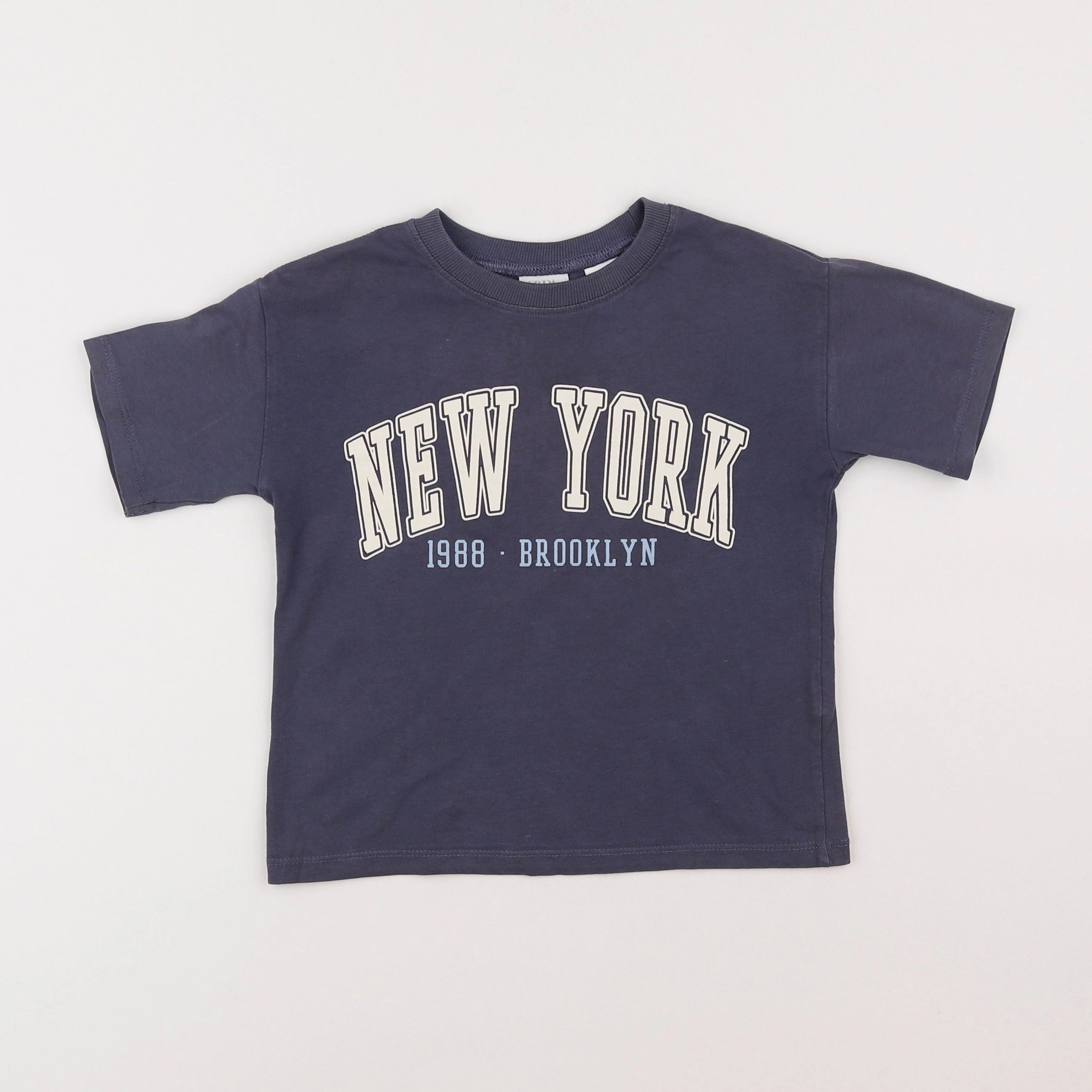 Zara - tee-shirt bleu - 2/3 ans