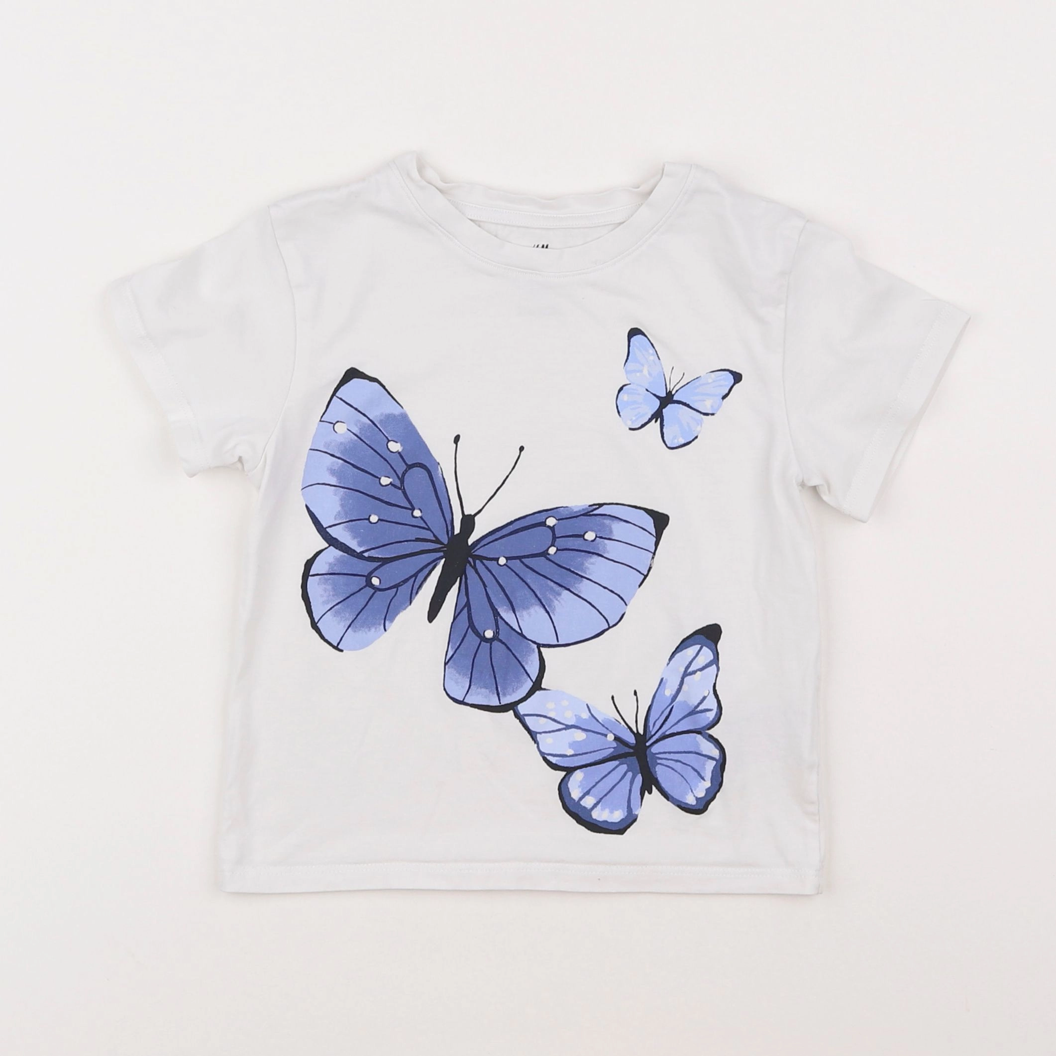 H&M - tee-shirt blanc - 2/4 ans