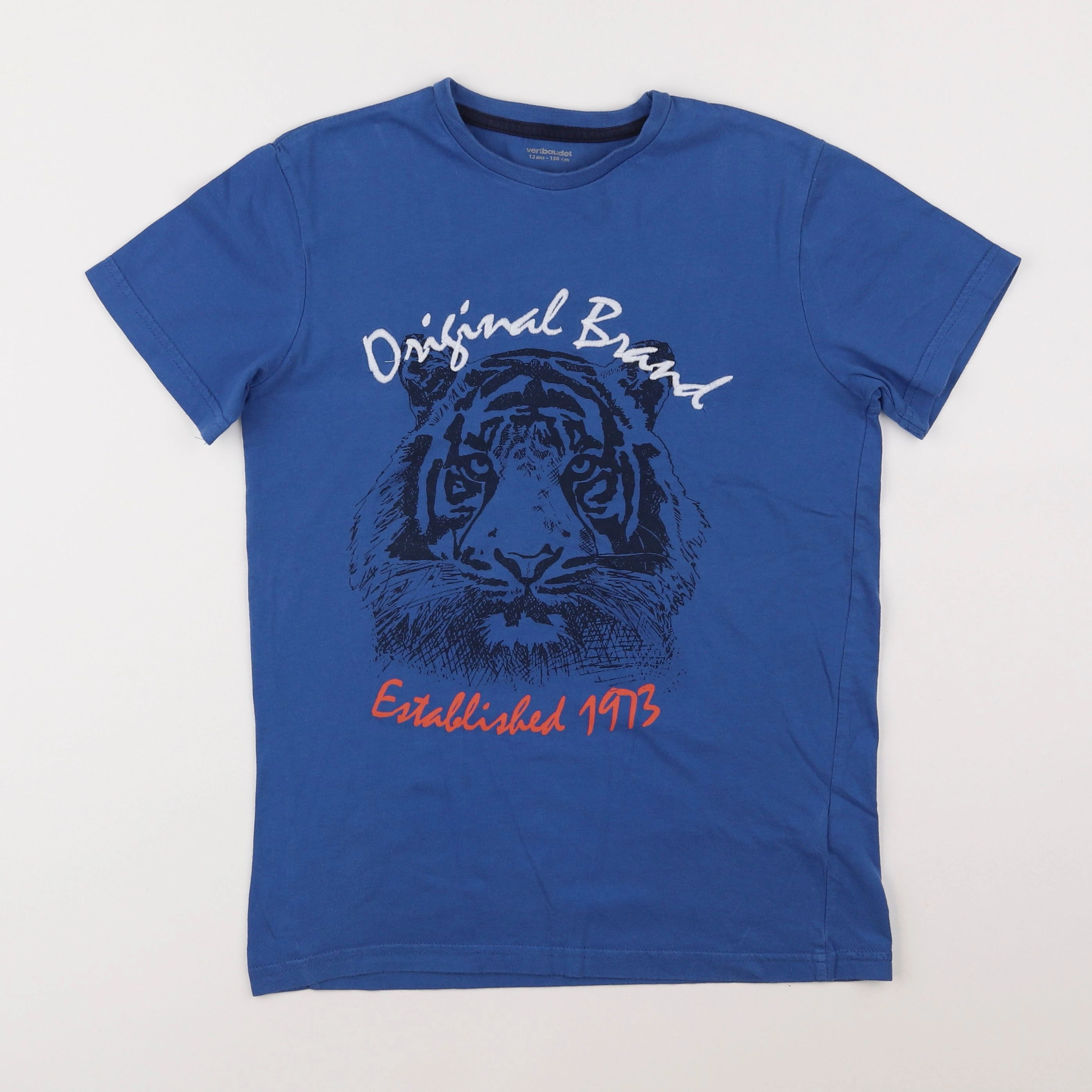 Vertbaudet - tee-shirt bleu - 12 ans