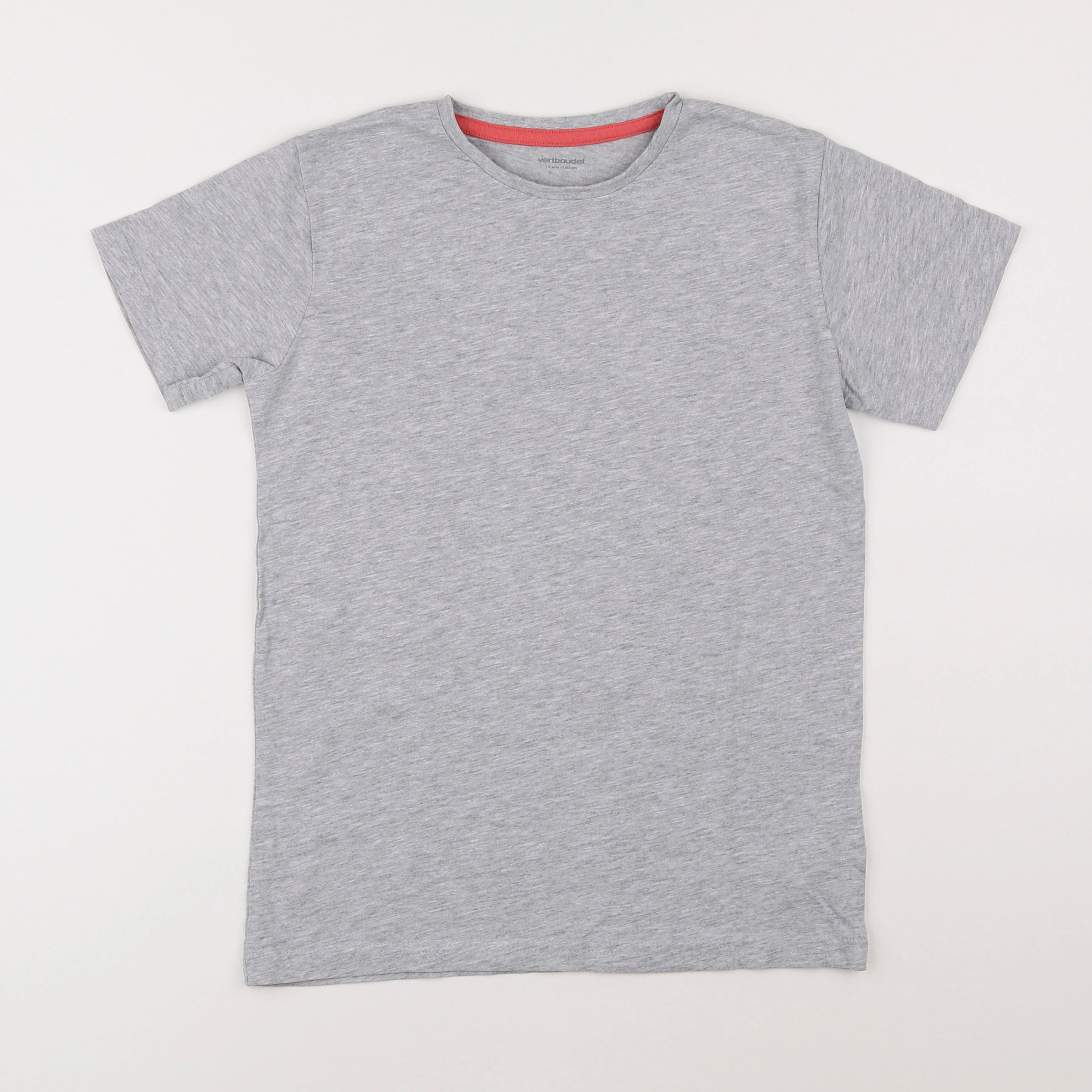 Vertbaudet - tee-shirt gris - 12 ans