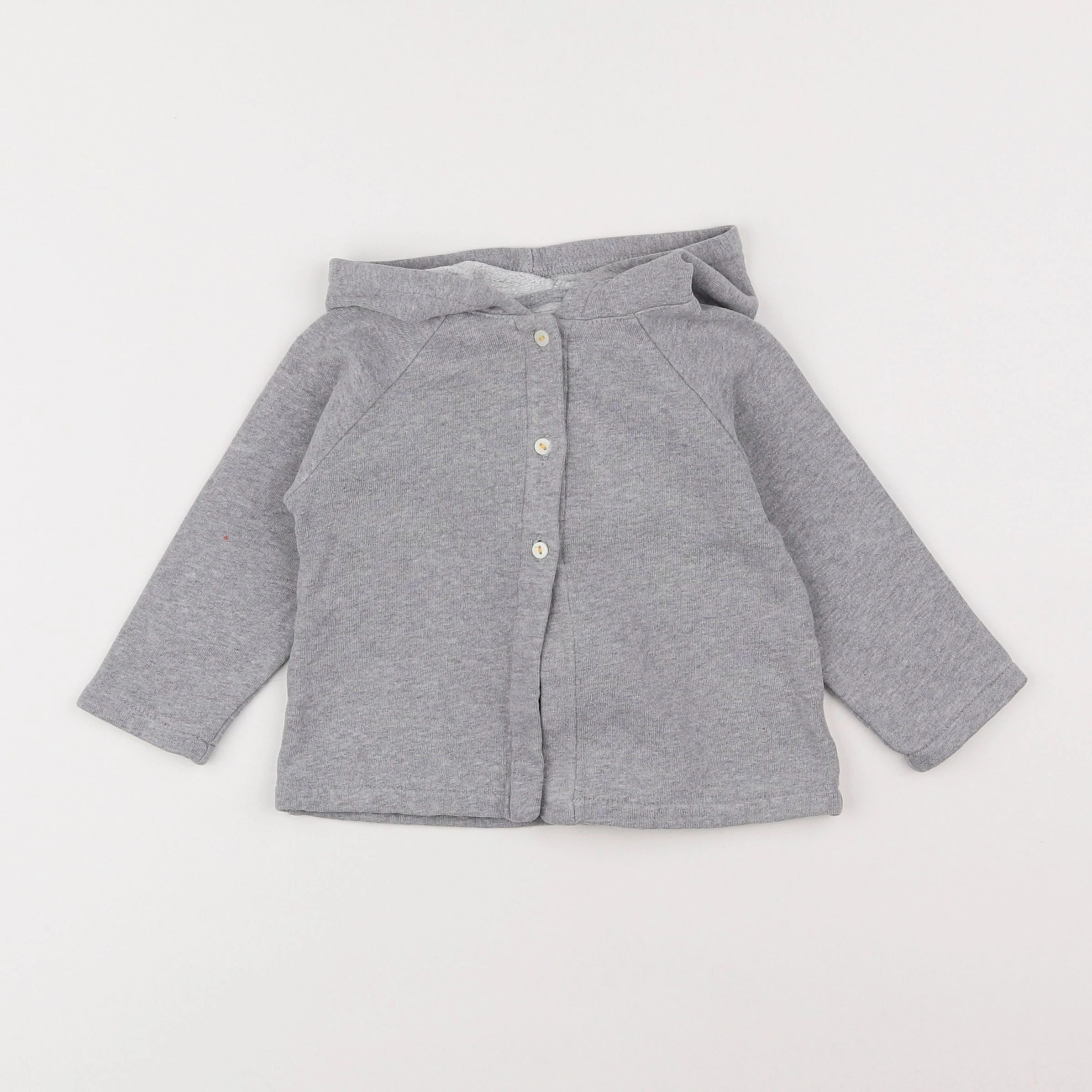 Arsène et les pipelettes - sweat gris - 2 ans