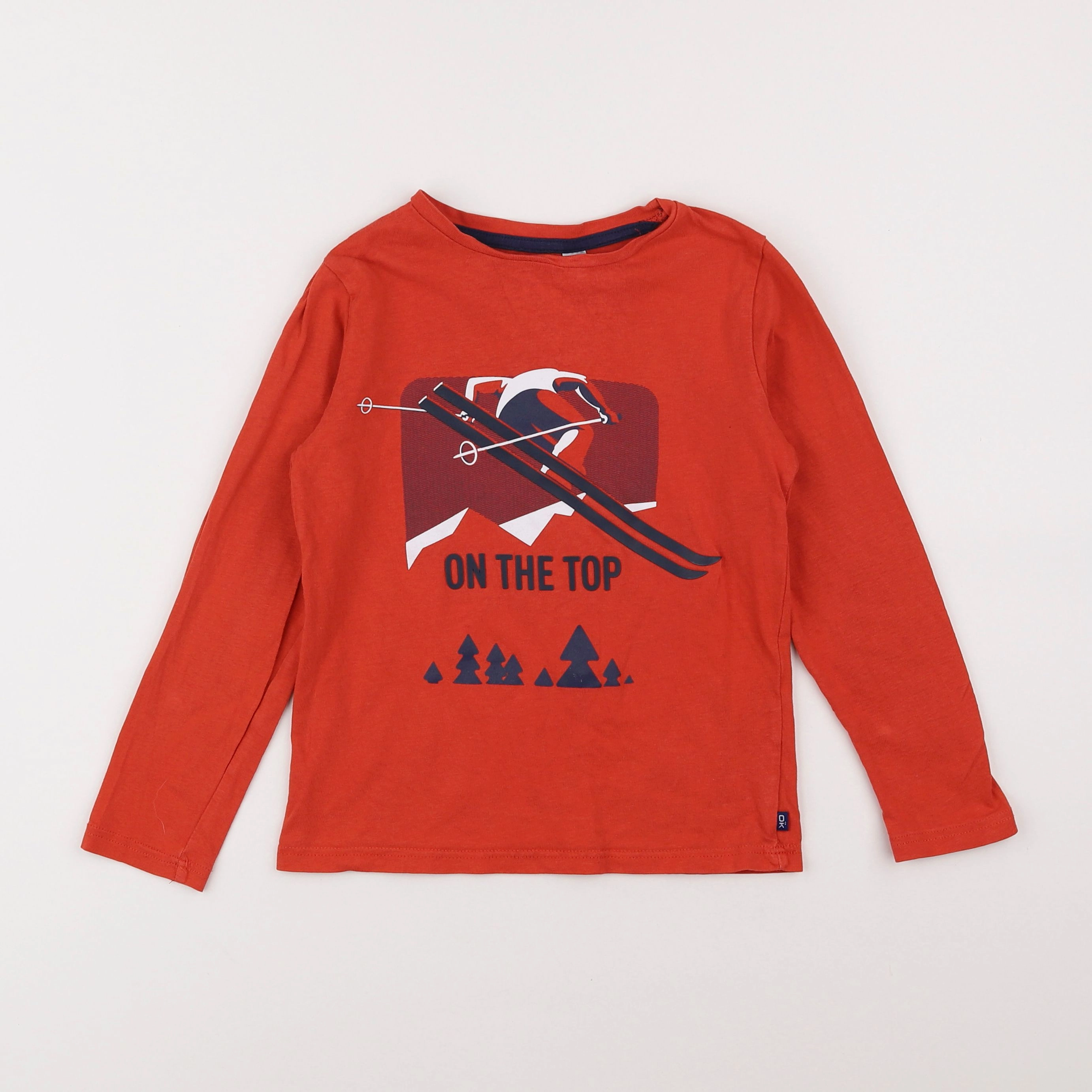 Okaidi - tee-shirt rouge - 6 ans