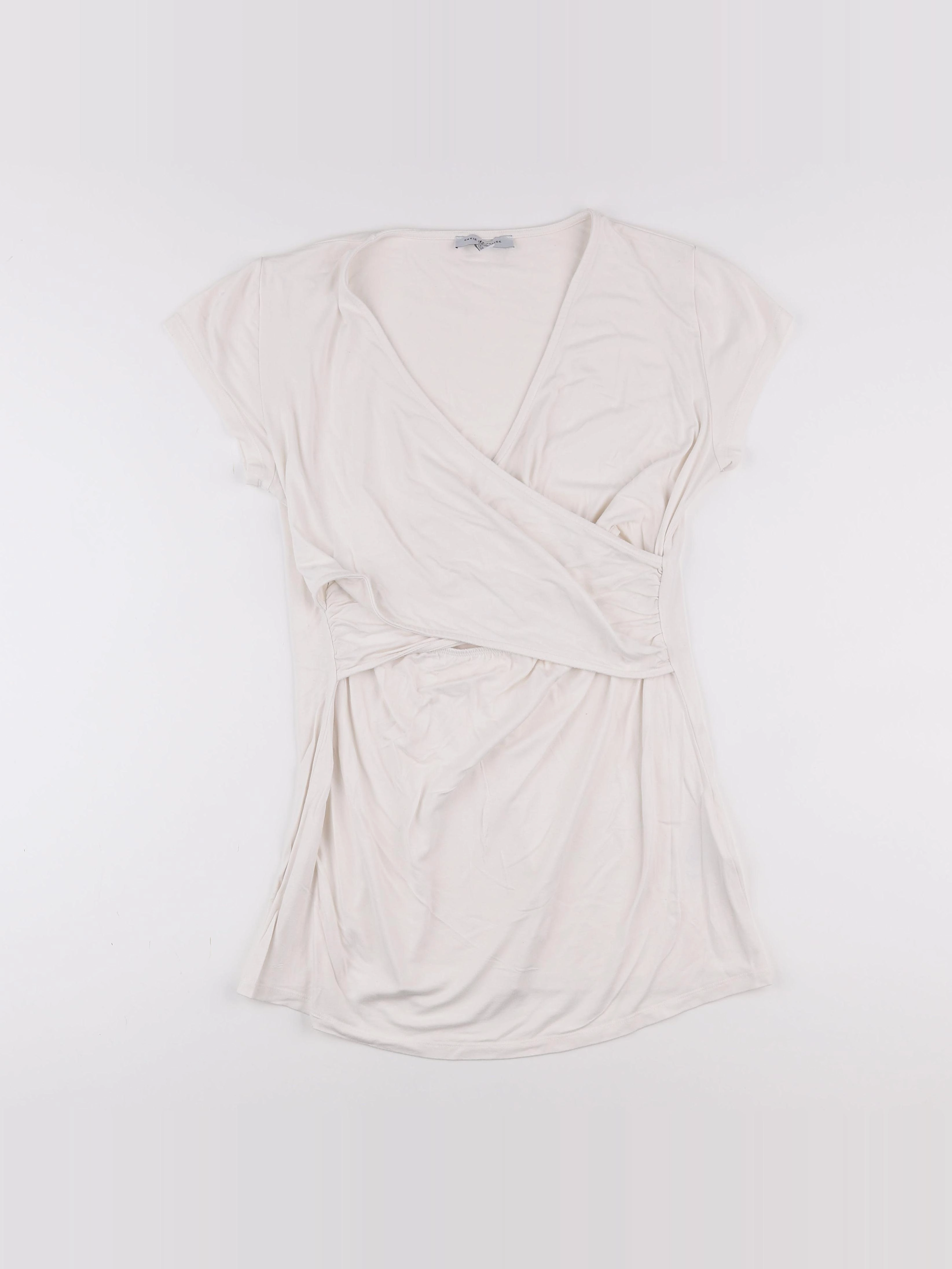 Envie de fraise - tee-shirt allaitement blanc - 42 à 44