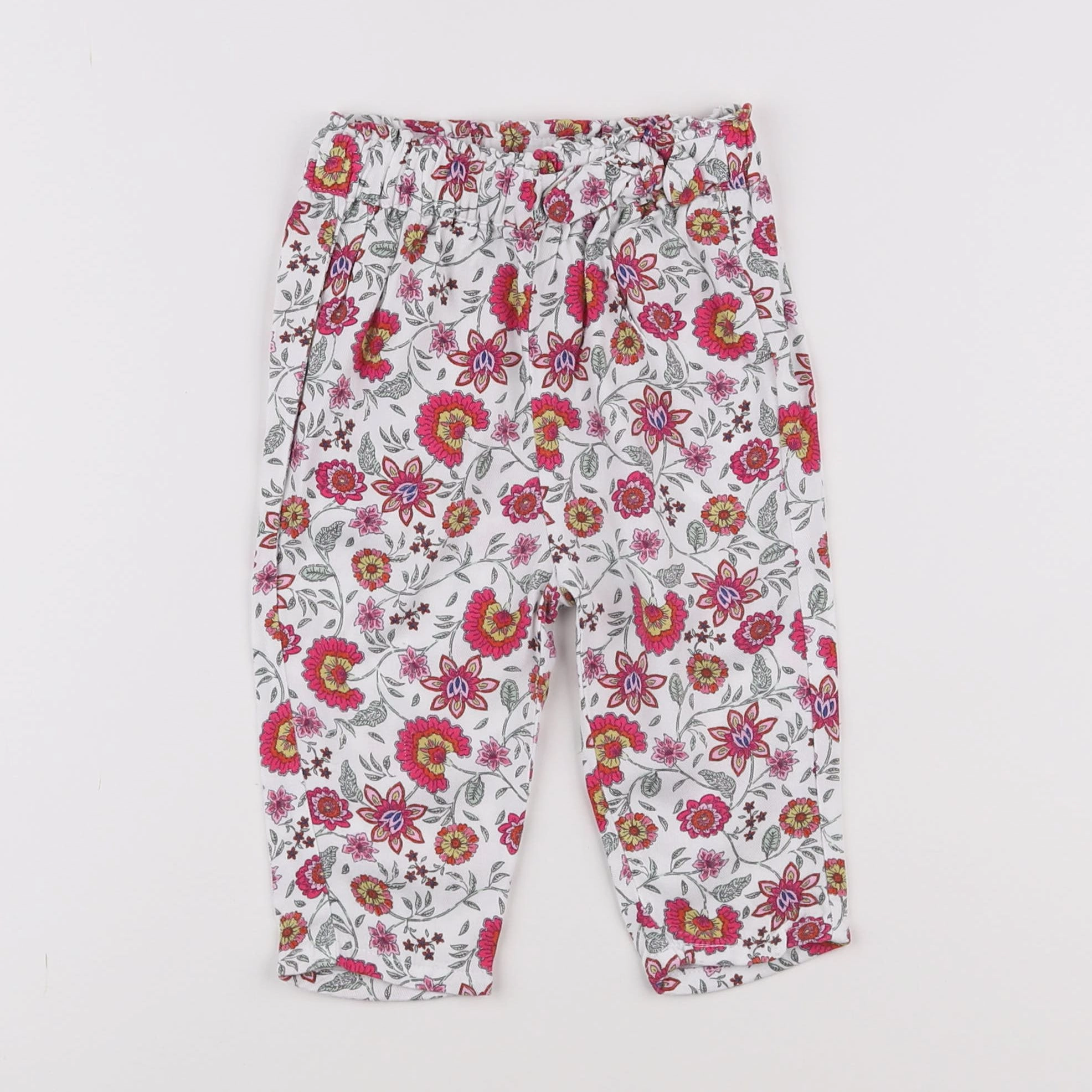 Vertbaudet - pantalon multicolore - 12 mois