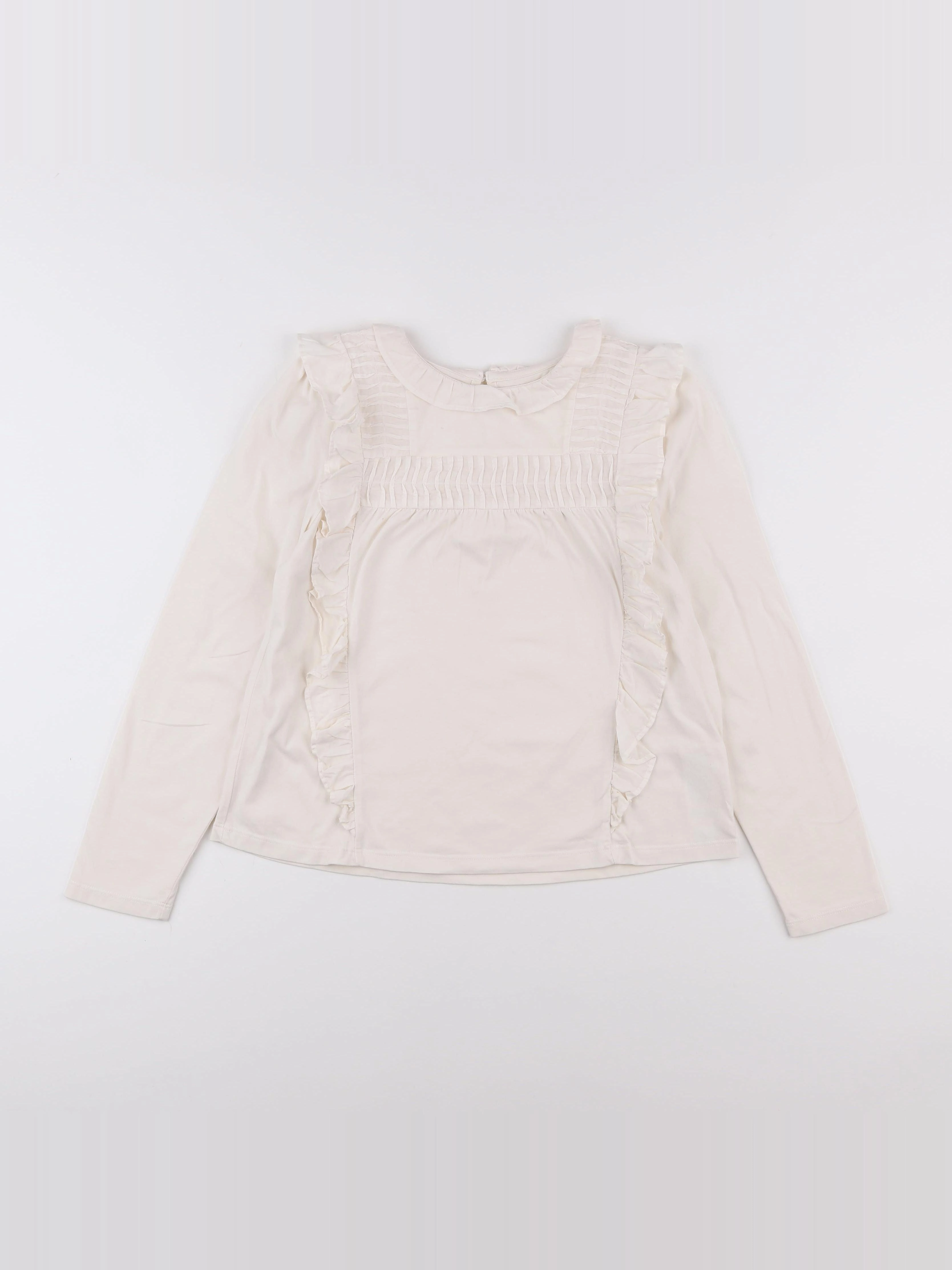 Cyrillus - blouse blanc - 10 ans