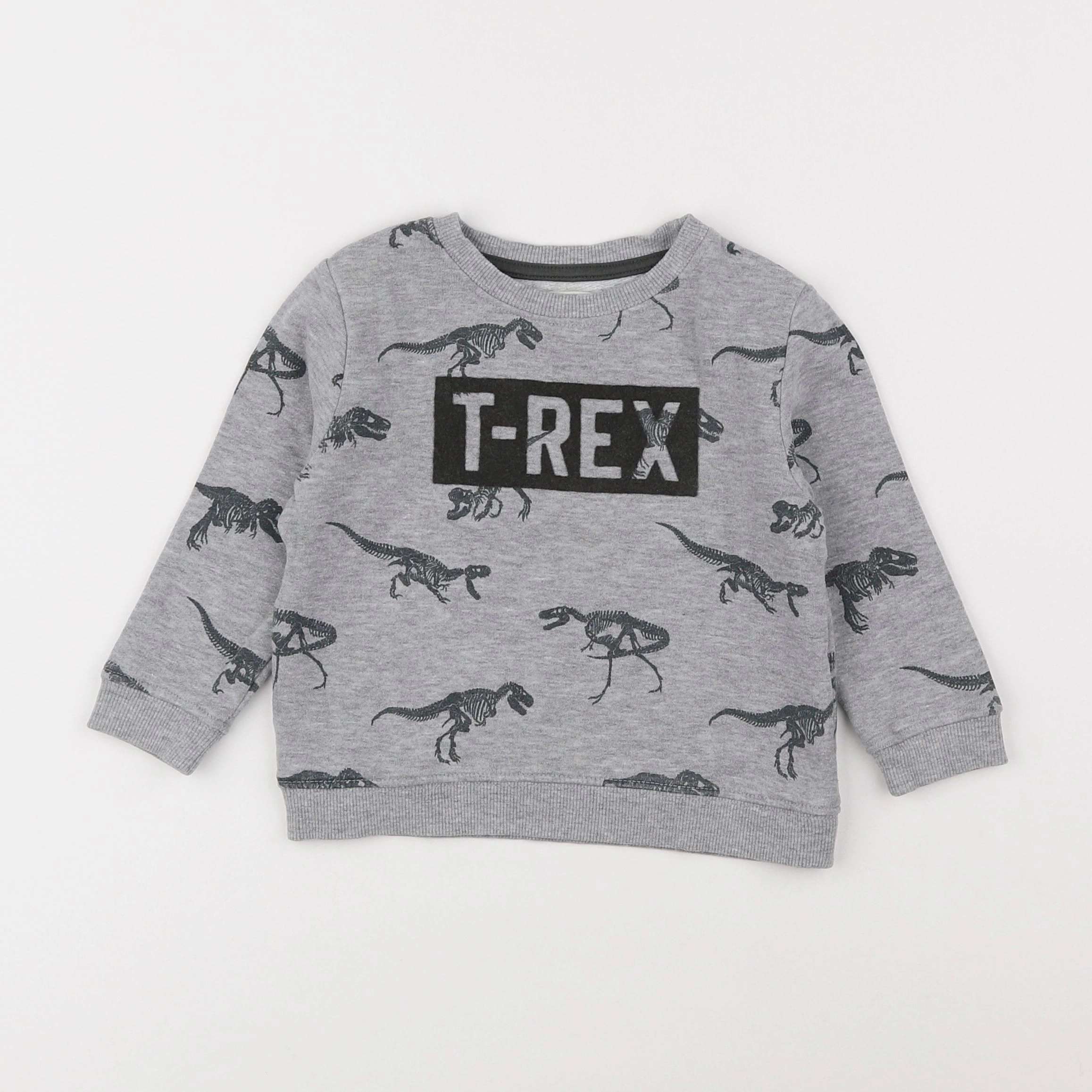 Vertbaudet - sweat gris - 2 ans