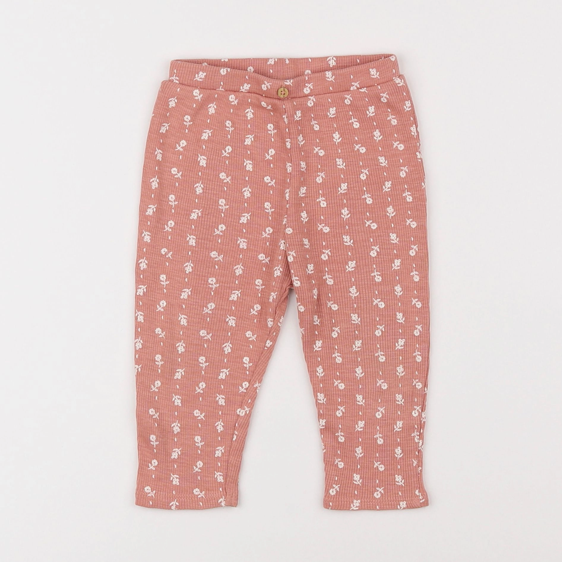 Vertbaudet - legging rose - 12 mois