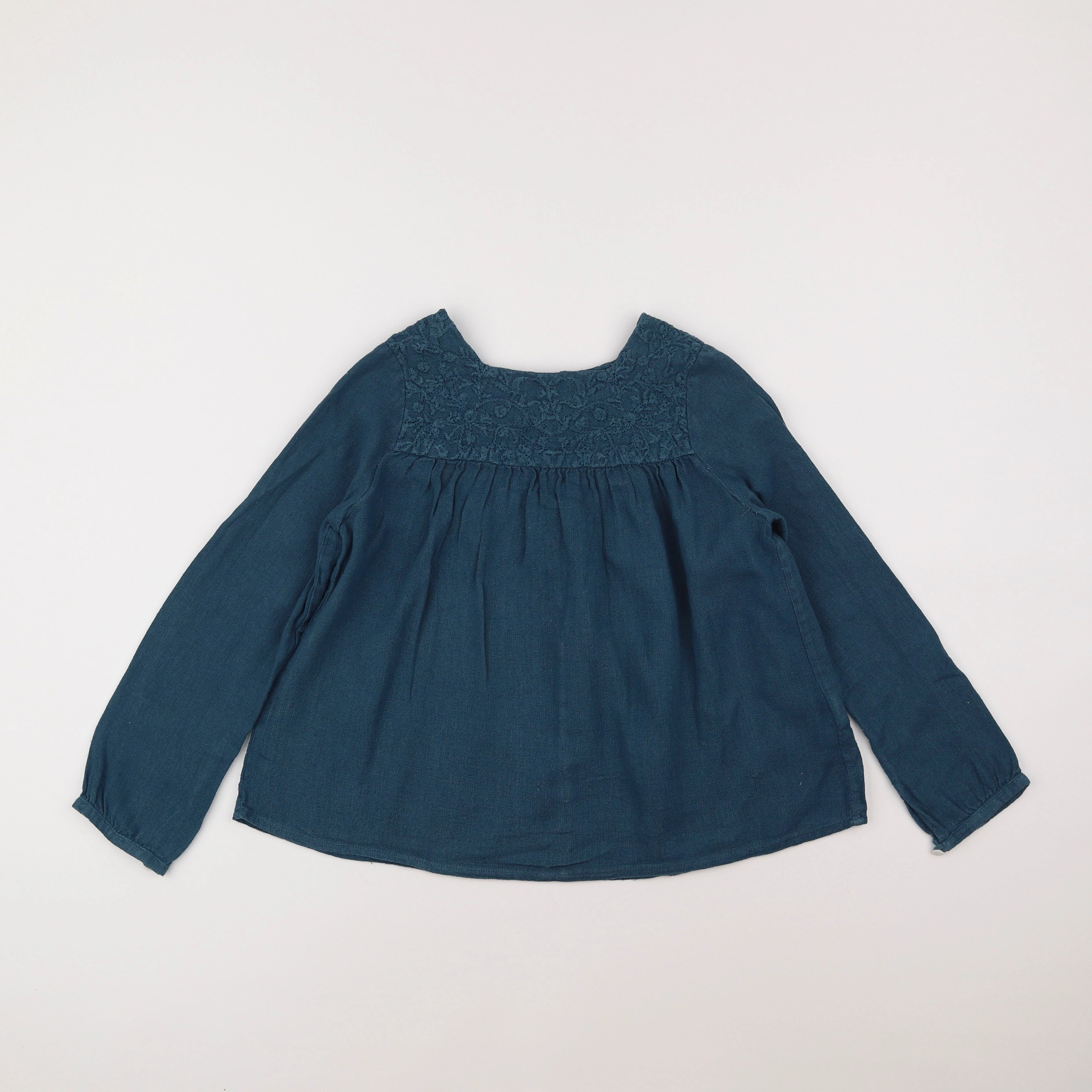 Bonton - blouse bleu - 10 ans