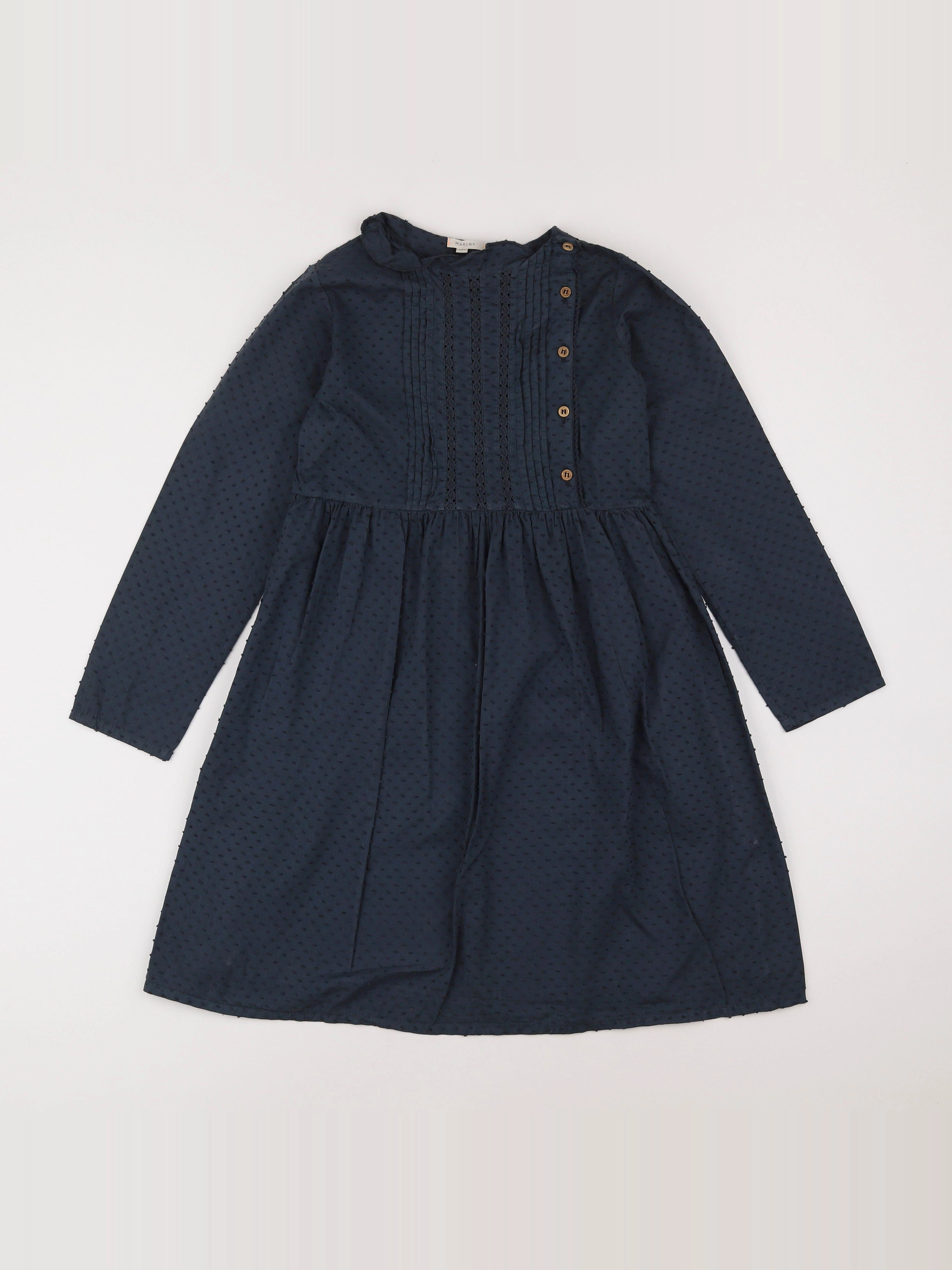 Marlot Paris - robe bleu - 10 ans