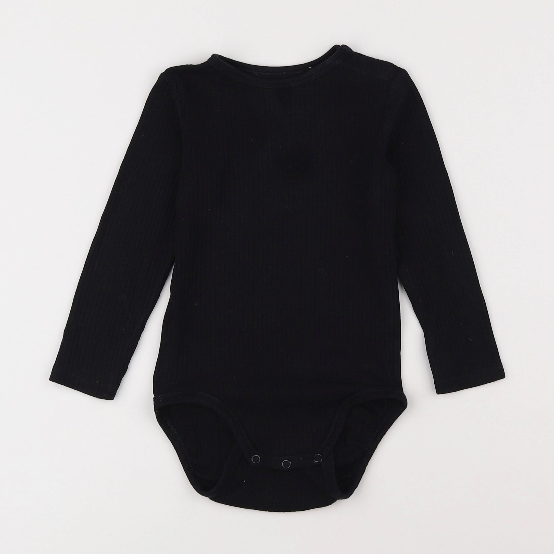 H&M - body tee-shirt noir - 2 ans