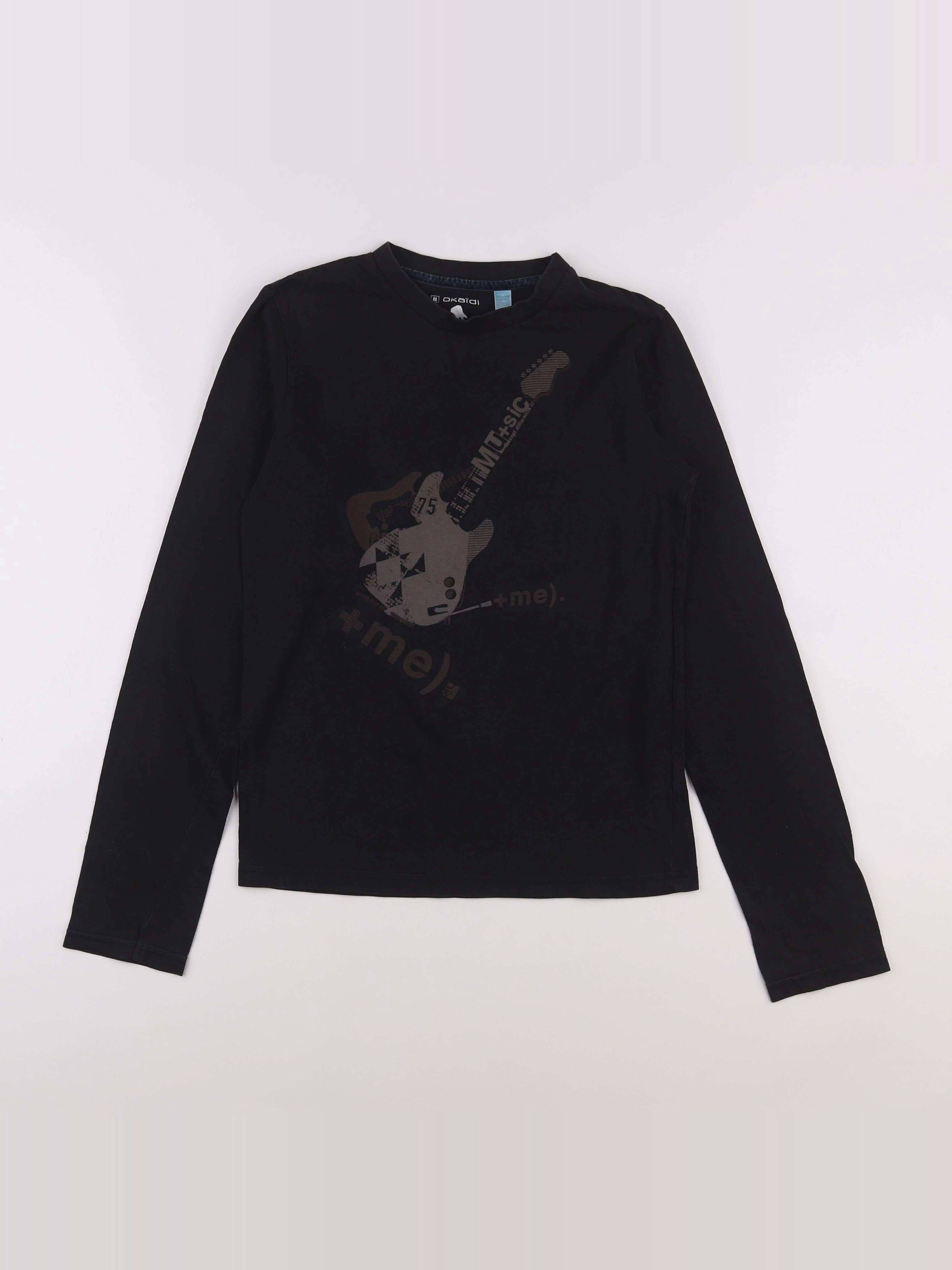 Okaidi - tee-shirt gris - 14 ans