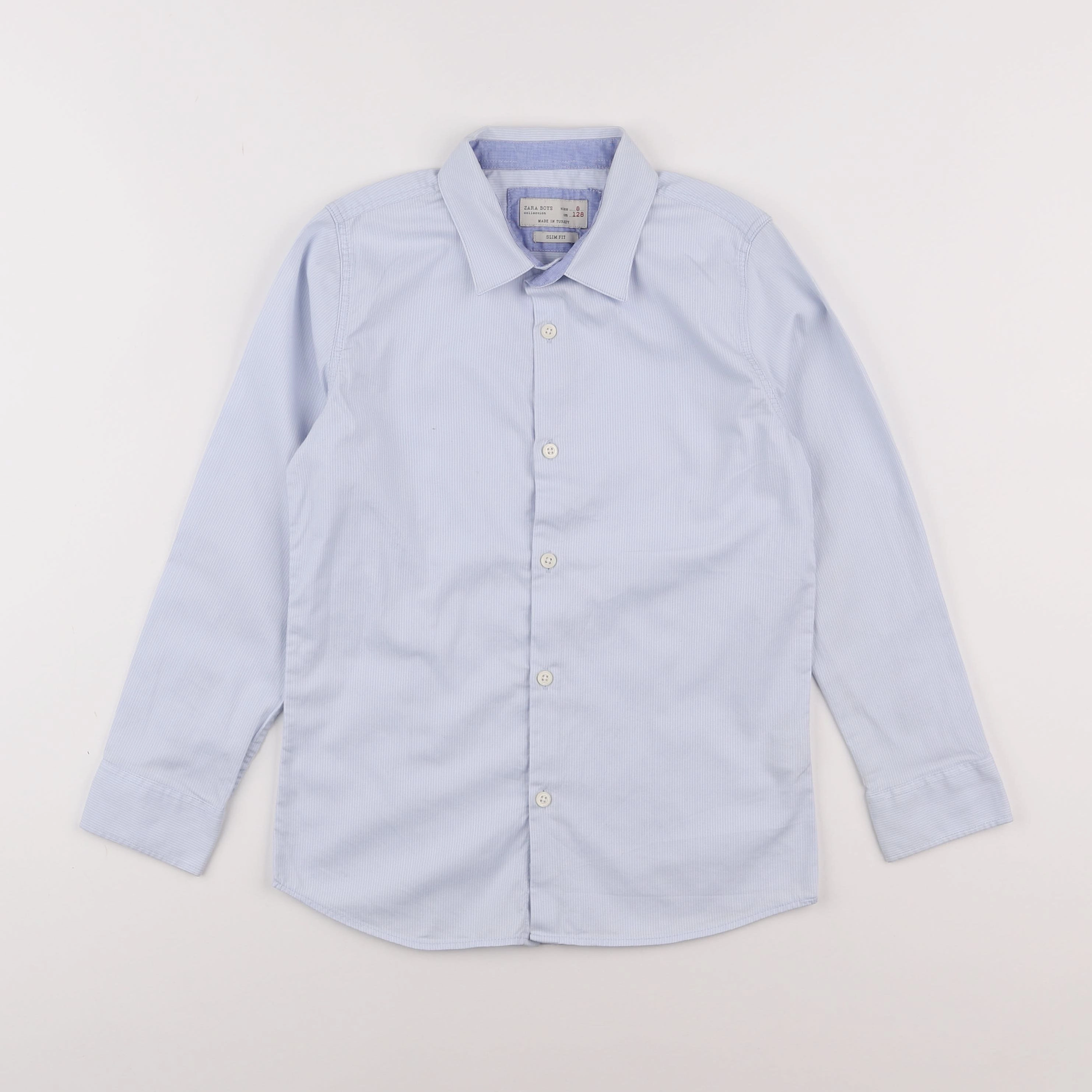 Zara - chemise bleu - 8 ans