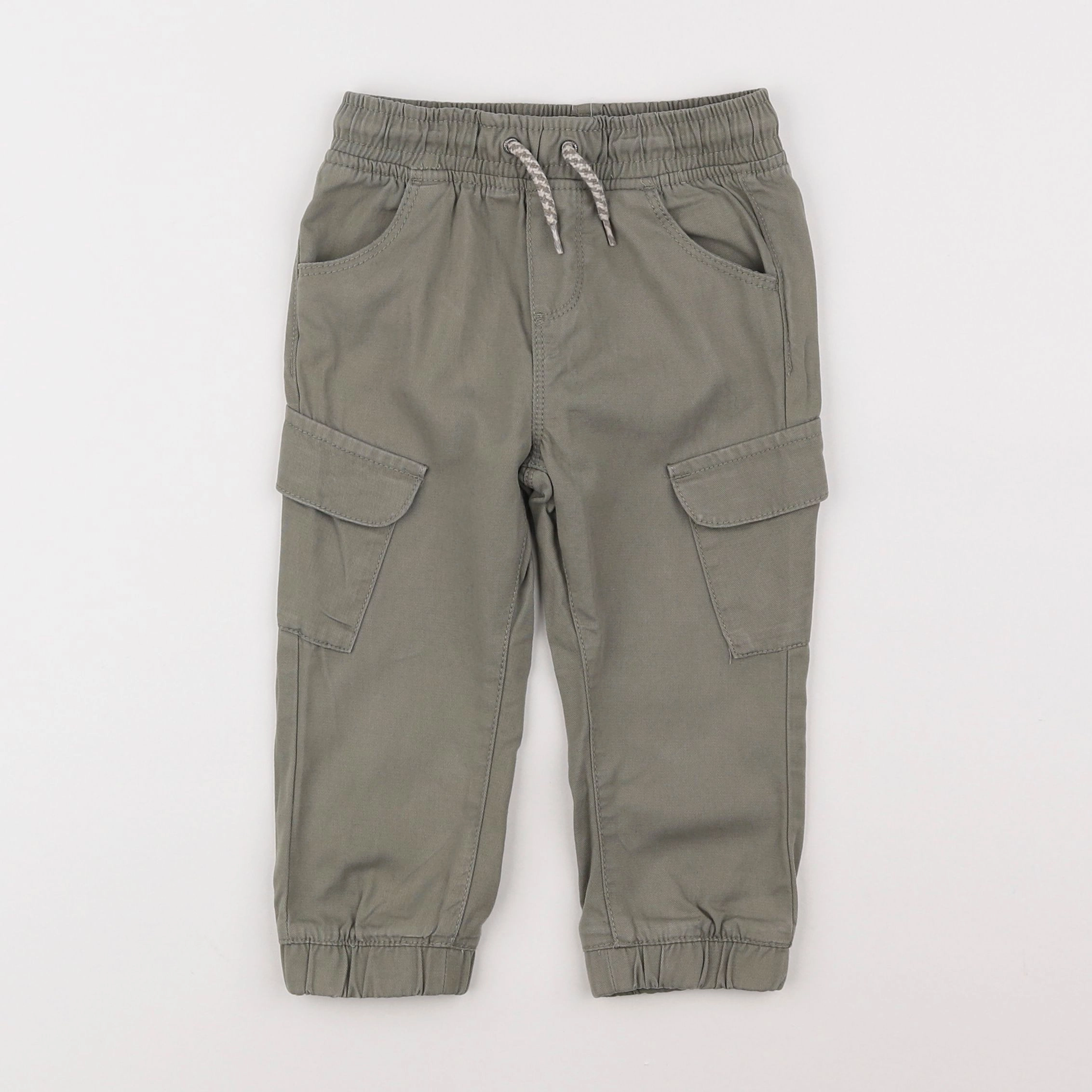 Vertbaudet - pantalon vert - 2 ans