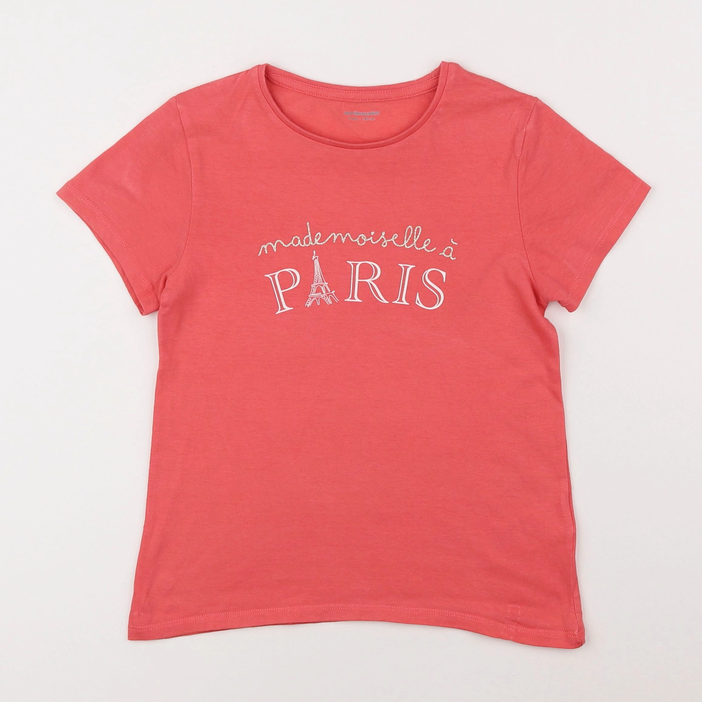 Vertbaudet - tee-shirt rose - 8 ans