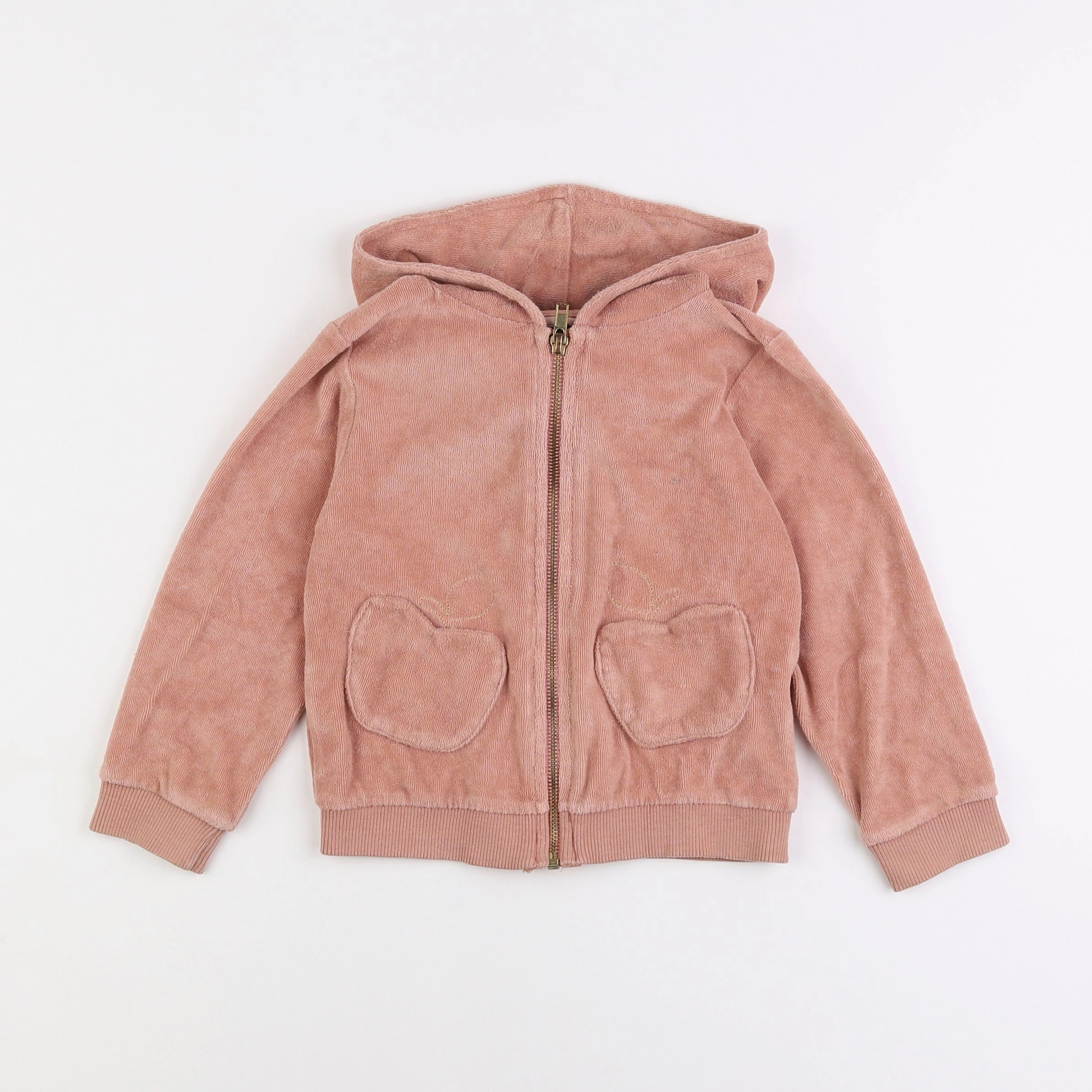 Emoi emoi - gilet rose - 3 ans