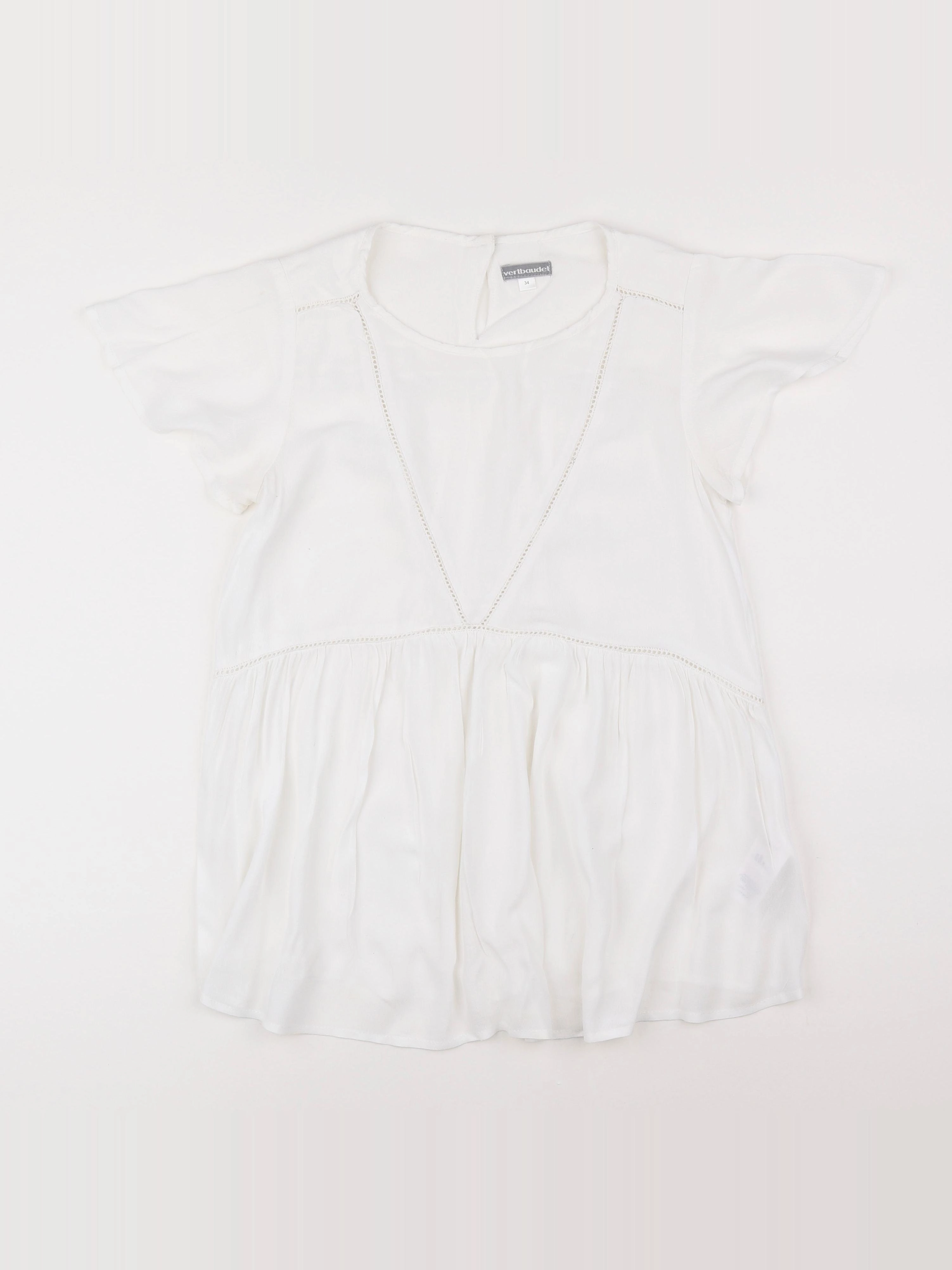 Vertbaudet - blouse grossesse blanc - 34