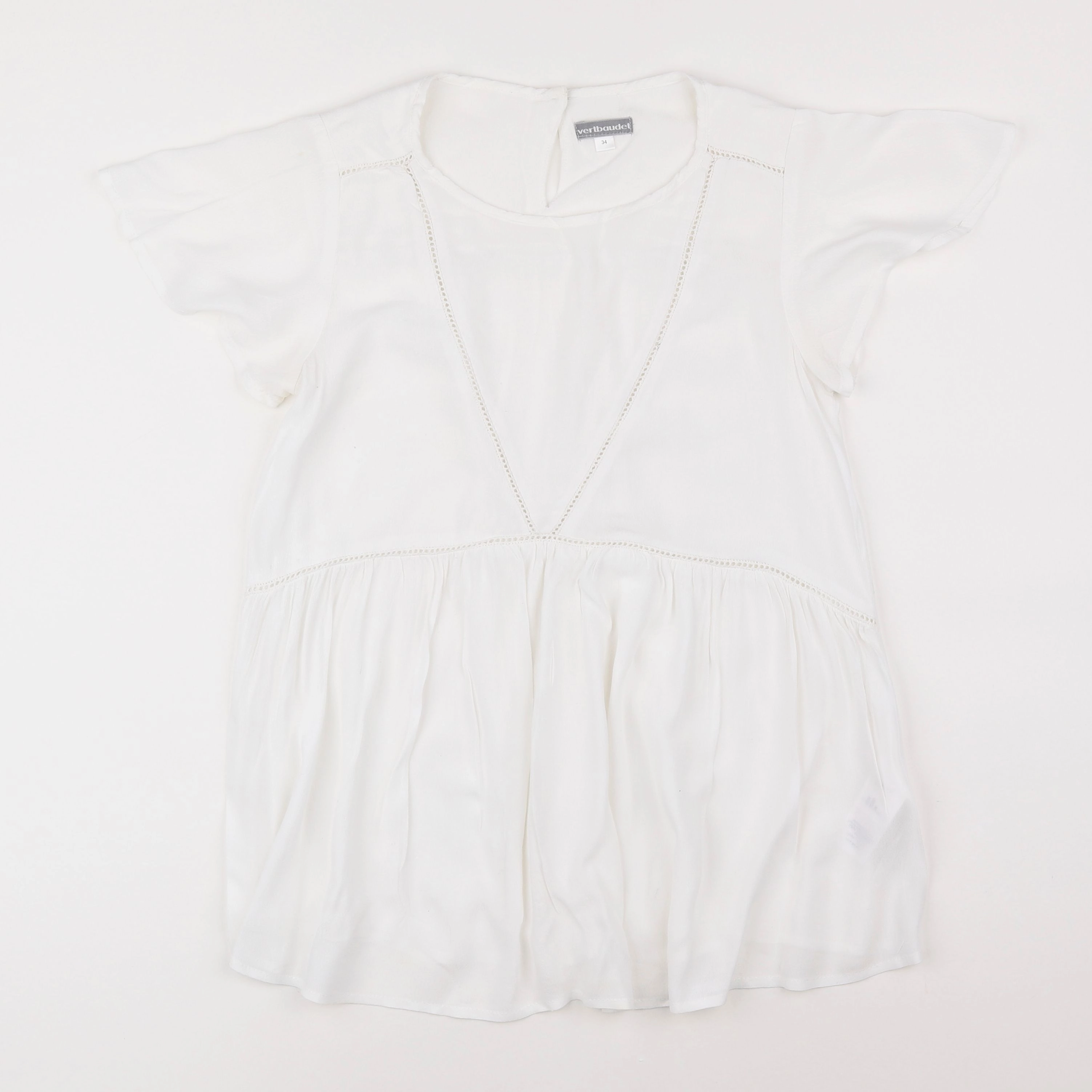 Vertbaudet - blouse grossesse blanc - 34