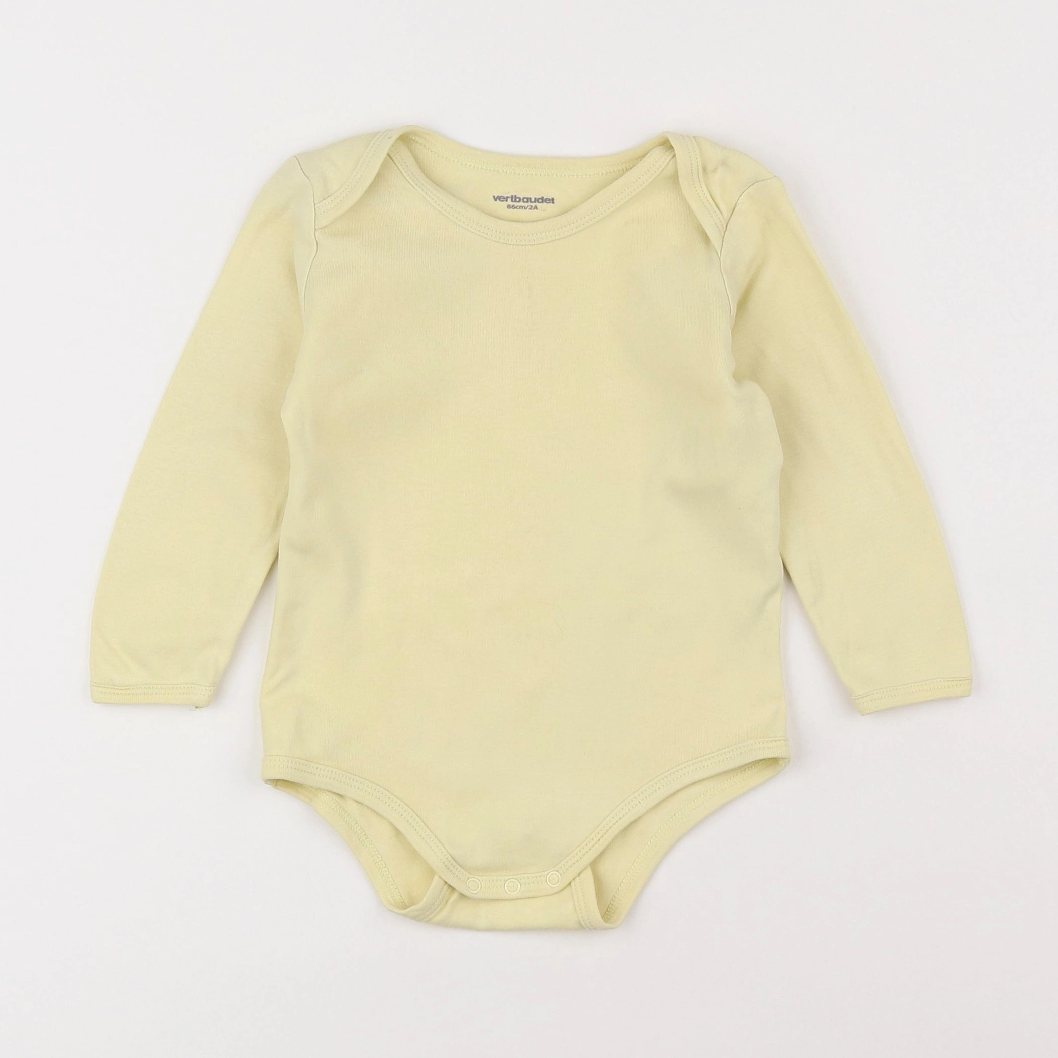 Vertbaudet - body jaune - 2 ans