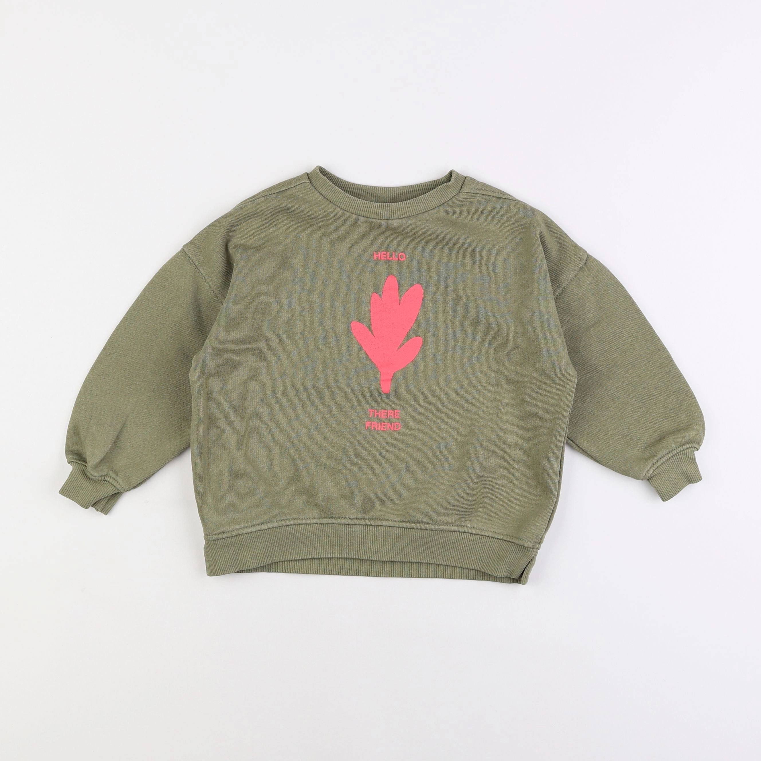 Zara - sweat vert - 18 mois à 2 ans