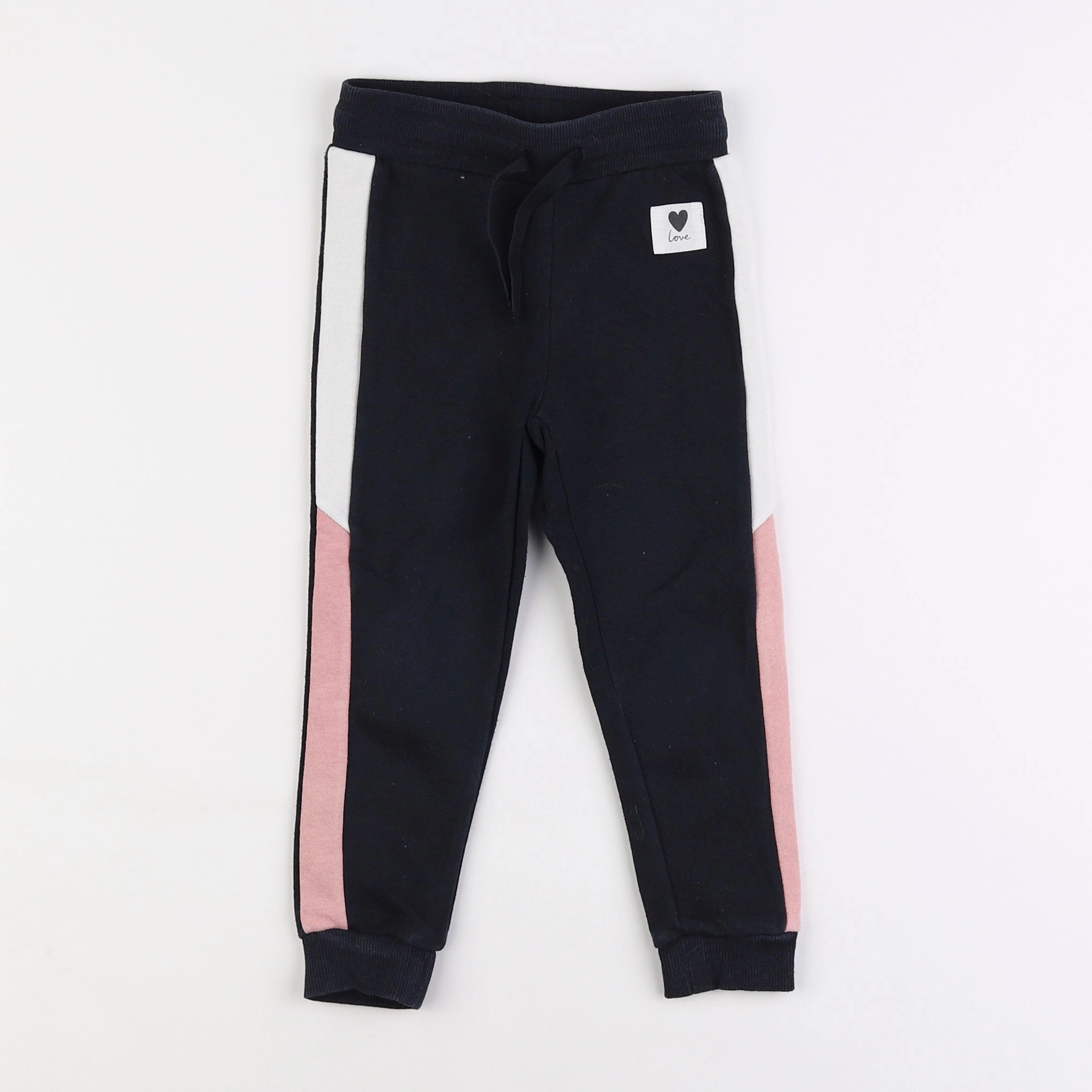 H&M - jogging bleu - 2/3 ans