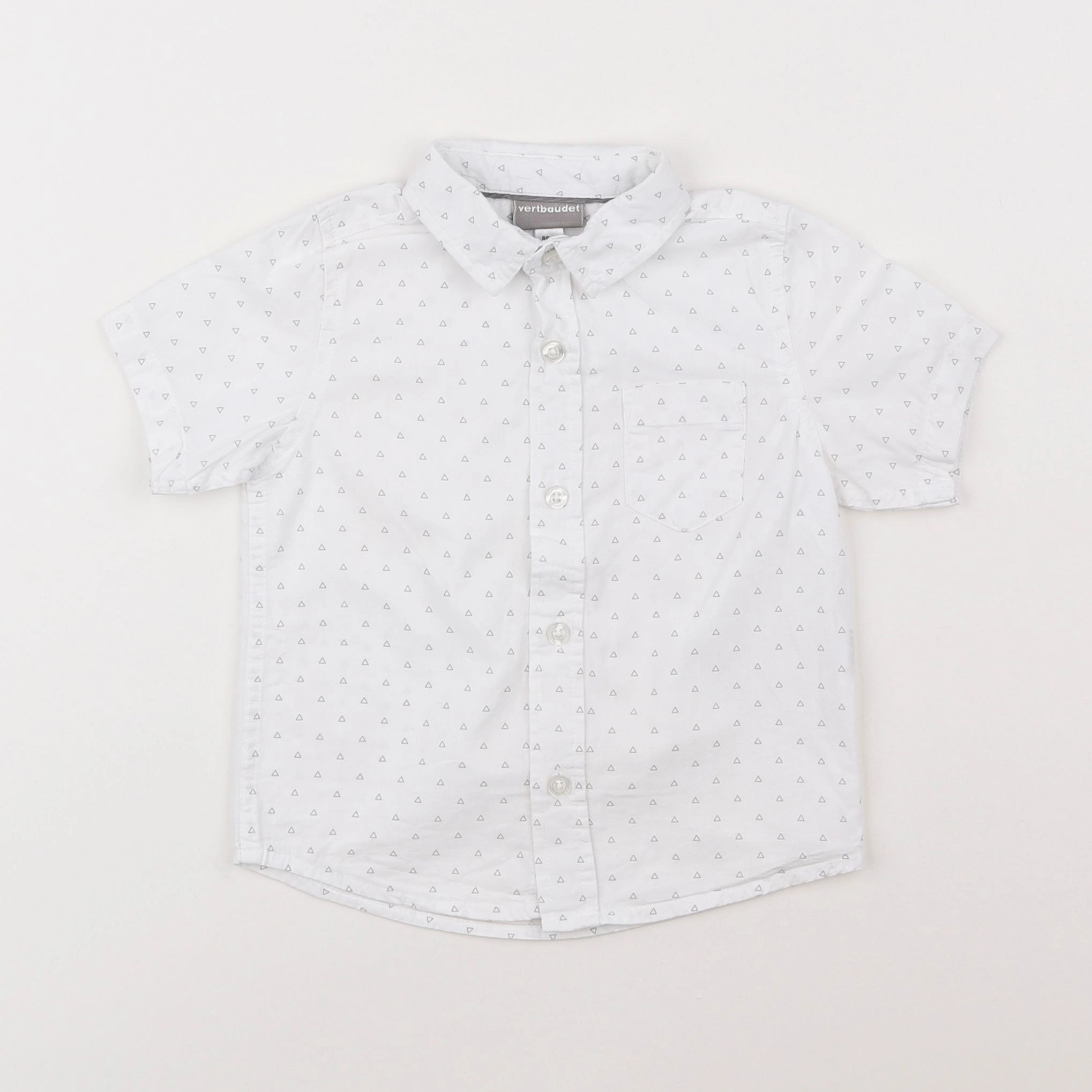 Vertbaudet - chemise blanc - 2 ans