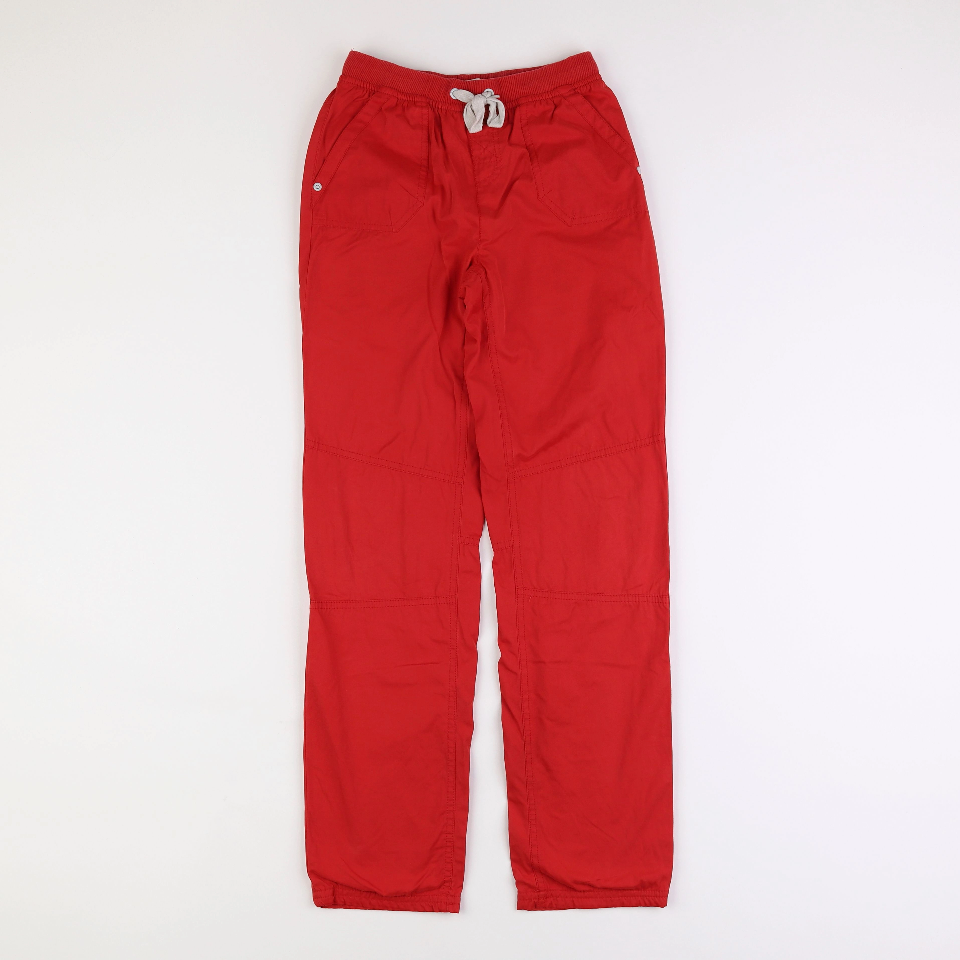 Vertbaudet - pantalon doublé rouge - 12 ans