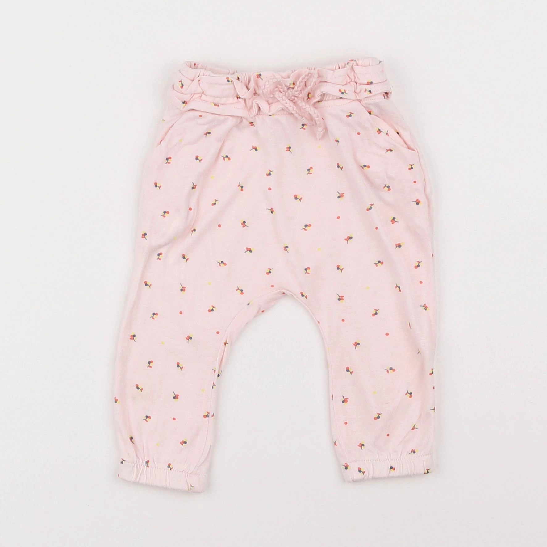 Vertbaudet - sarouel rose - 6 mois