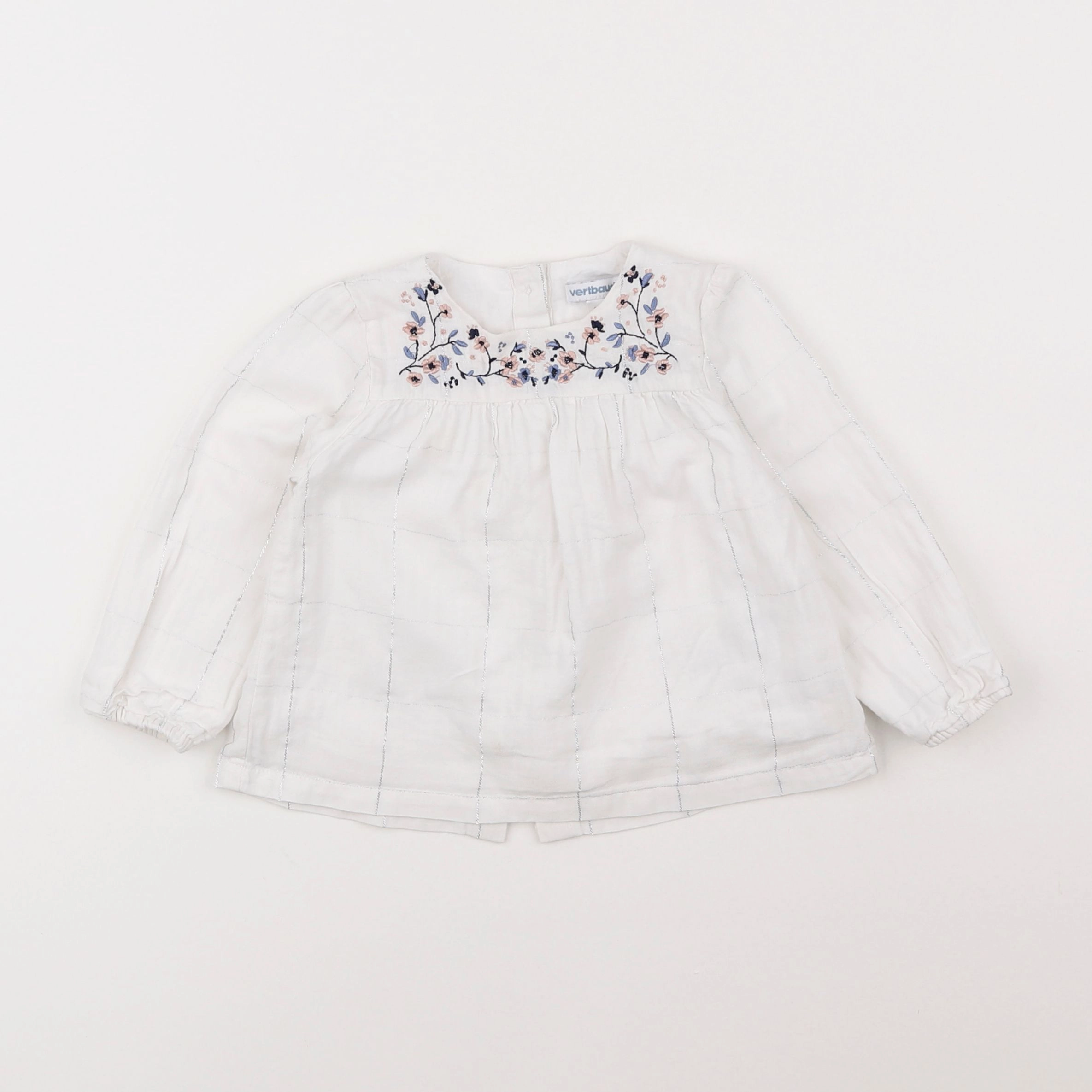 Vertbaudet - blouse blanc - 18 mois