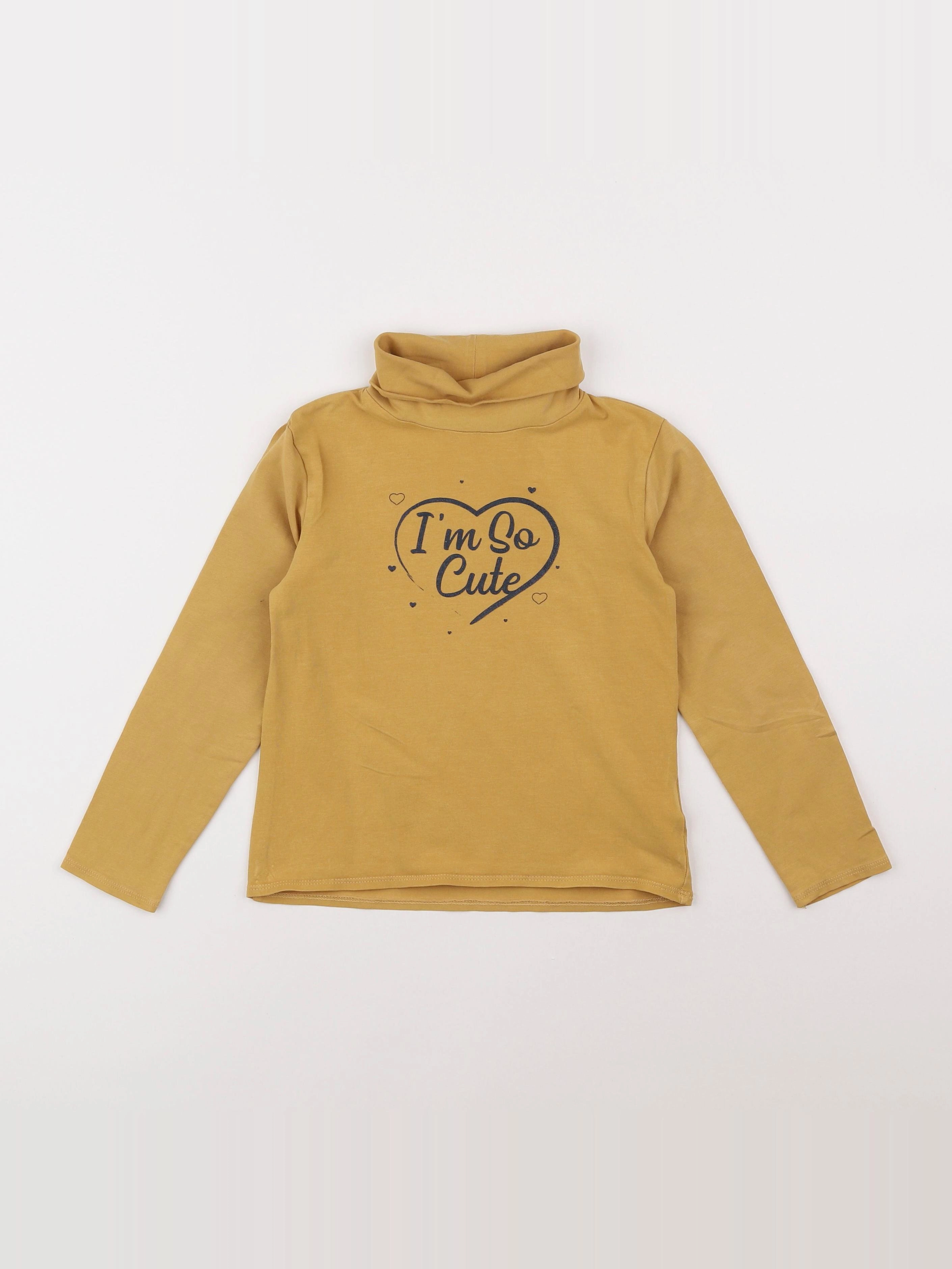 Vertbaudet - sous-pull jaune - 6 ans